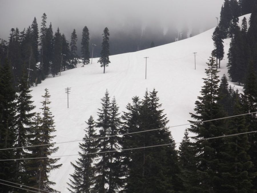 Cascade peaks and ski terrain