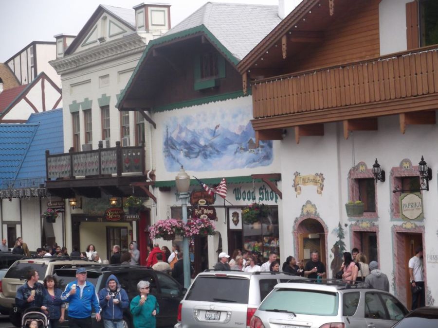 Seasonal village decorations