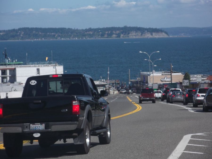 Whidbey Island coastline with Puget Sound views