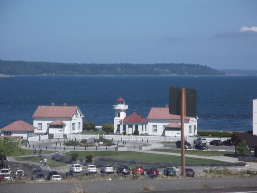 Whidbey Island bluffs and Puget Sound panorama