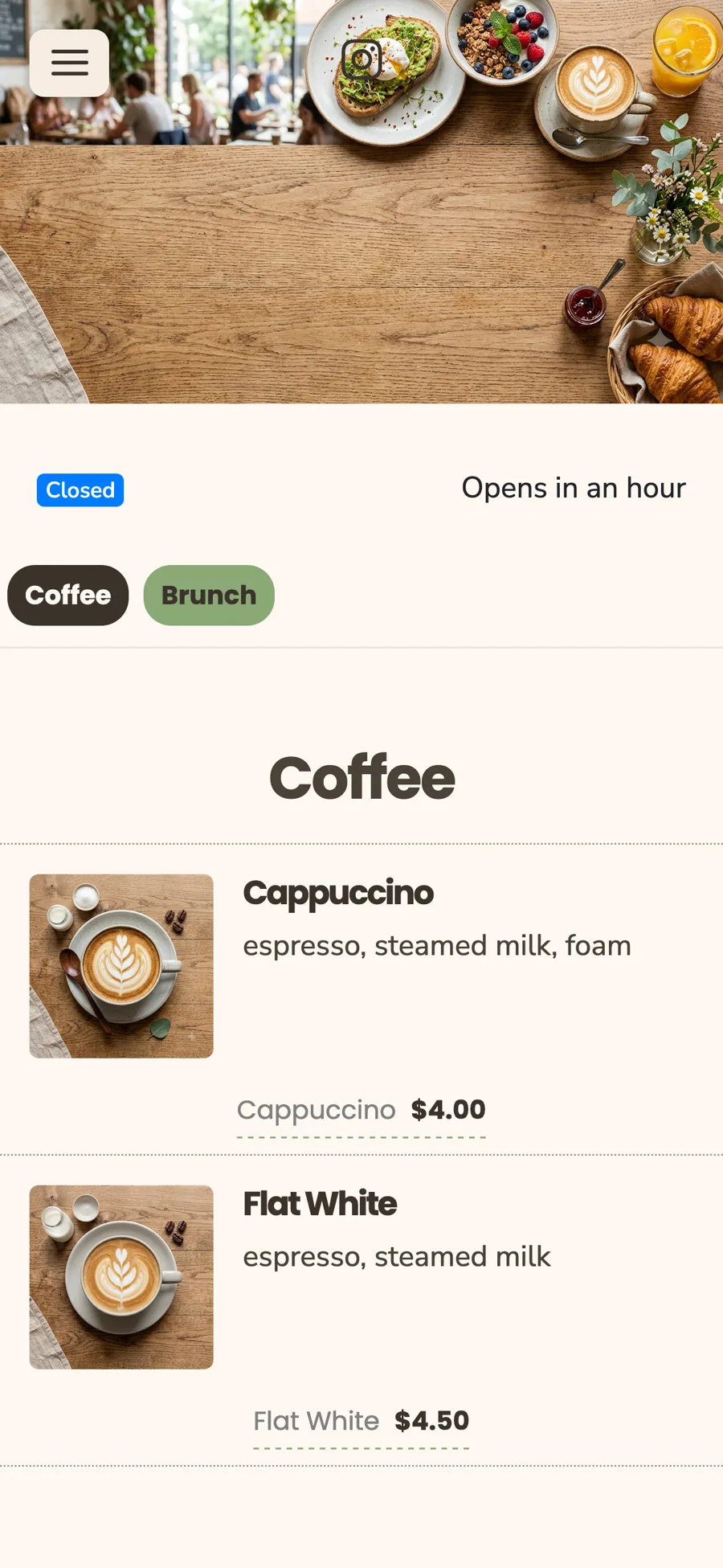 Demo Café & Brunch