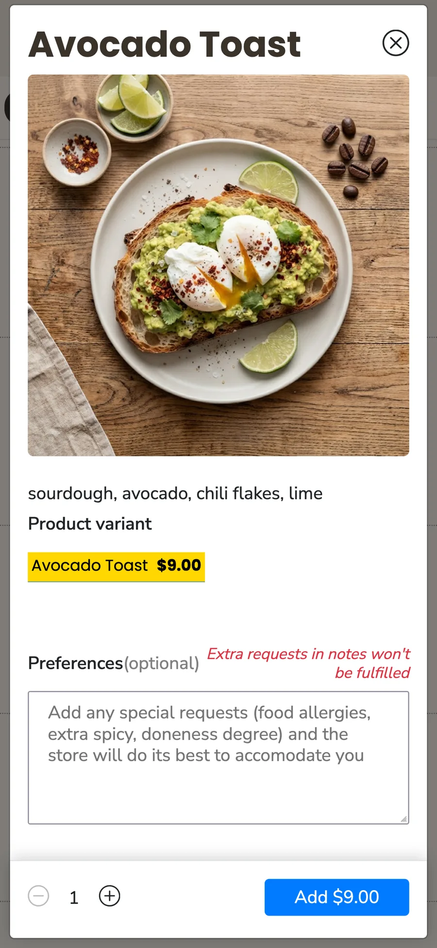 Demo Café & Brunch
