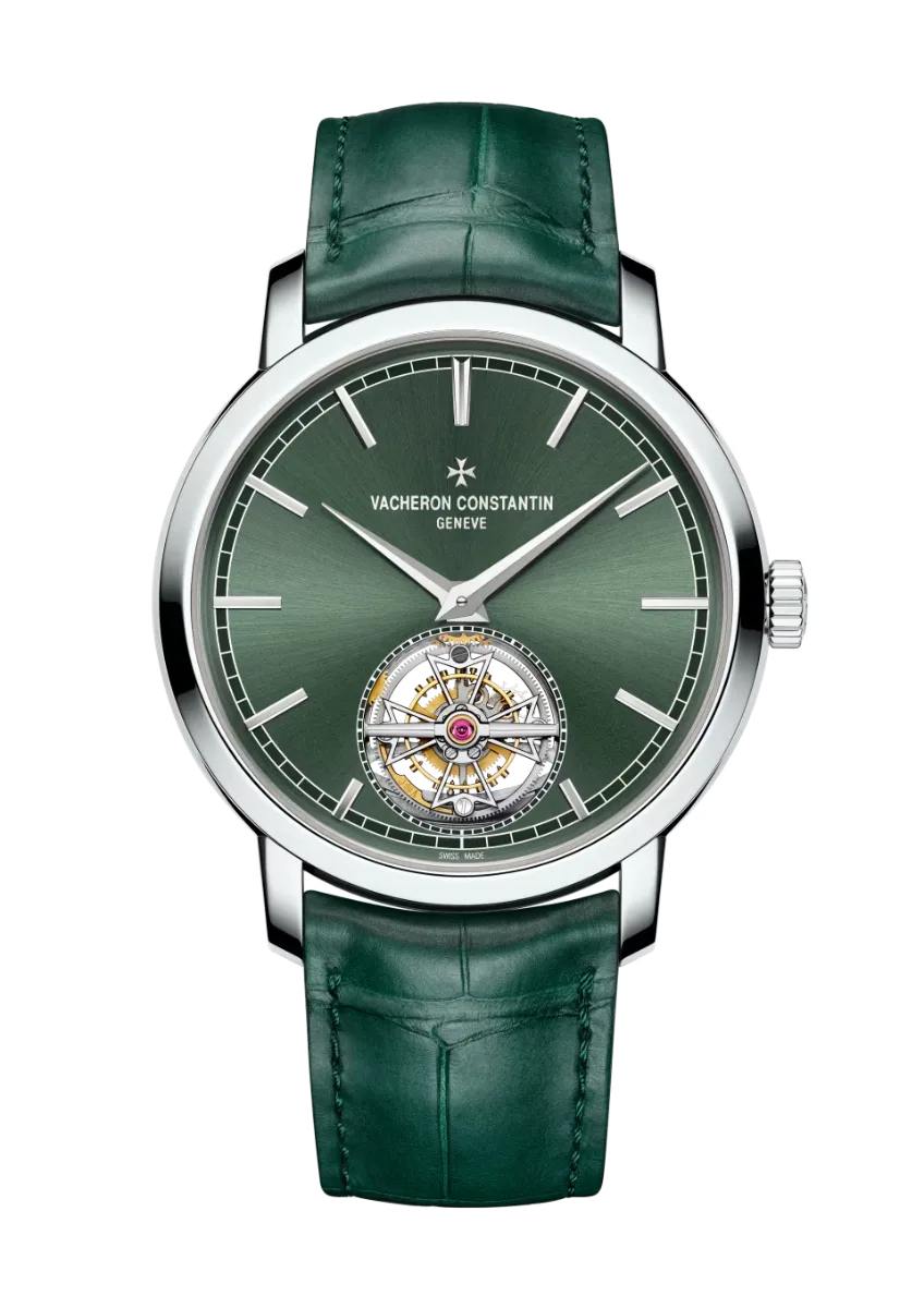 TOURBILLON 41MM PLATINUM DEEP GREEN DIAL