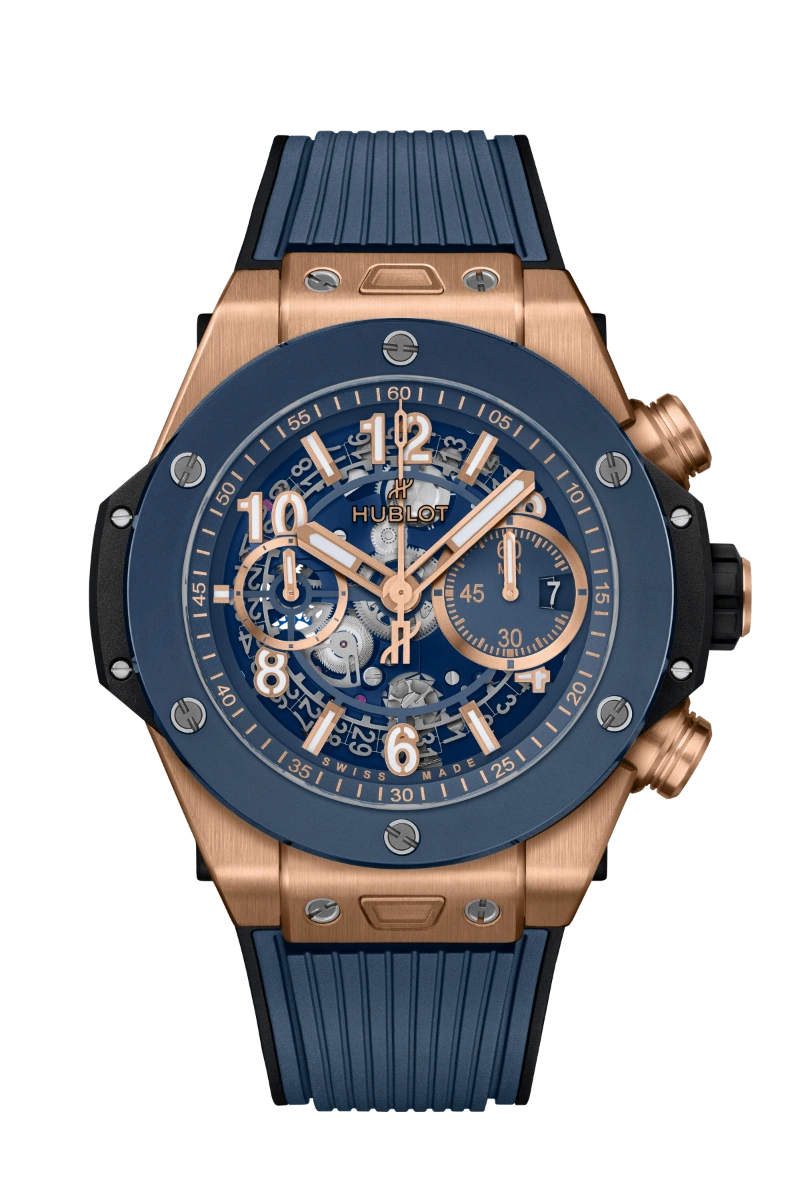 UNICO KING GOLD BLUE CERAMIC 44 MM