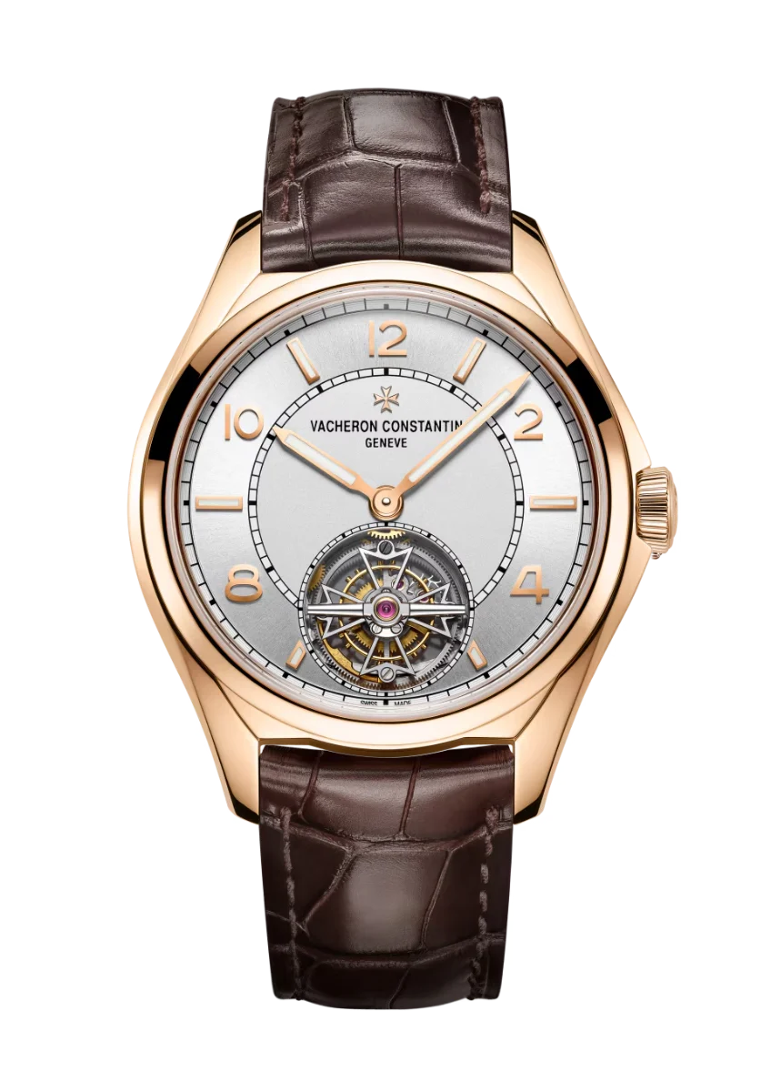 TOURBILLON 41MM PINK GOLD SILVER DIAL