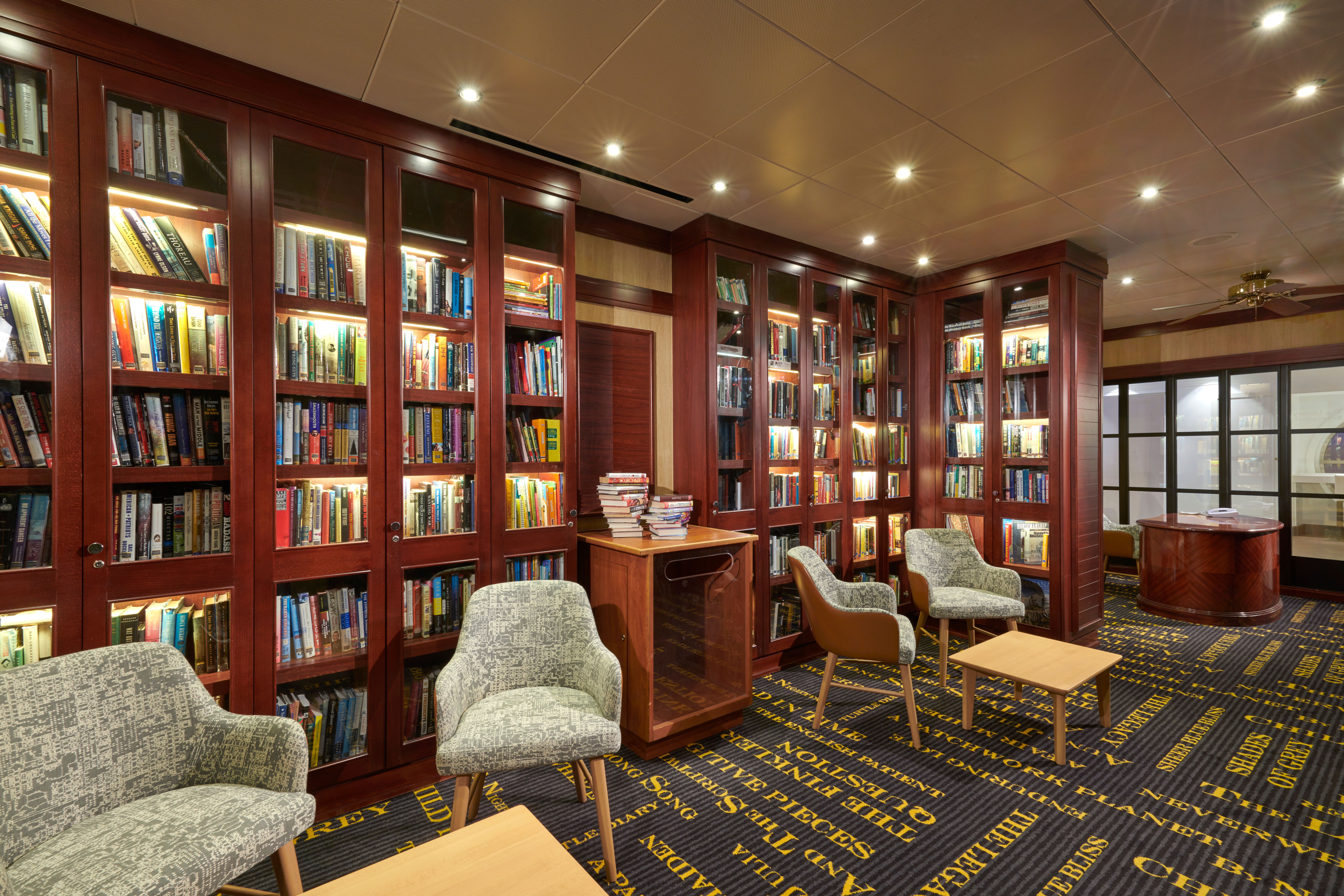 Salas de reunião & biblioteca