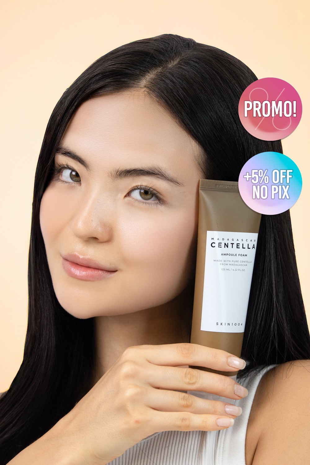 Skin1004 Madagascar Centella Espuma de Limpeza Facial 125ml