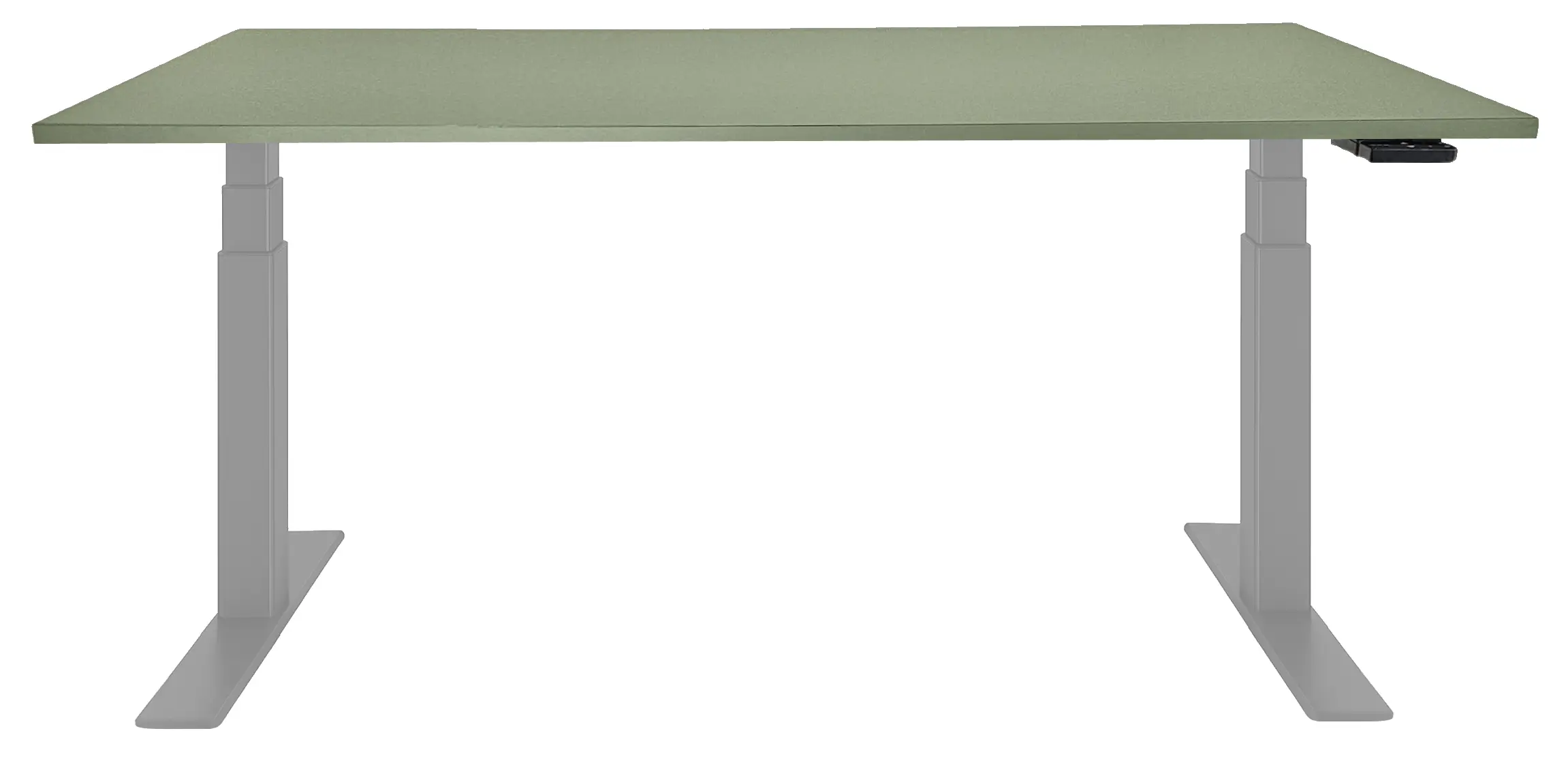 Zit-Sta Bureau Elektrisch 'Deluxe' NPR-1813 120x80cm Aluminium - Pine