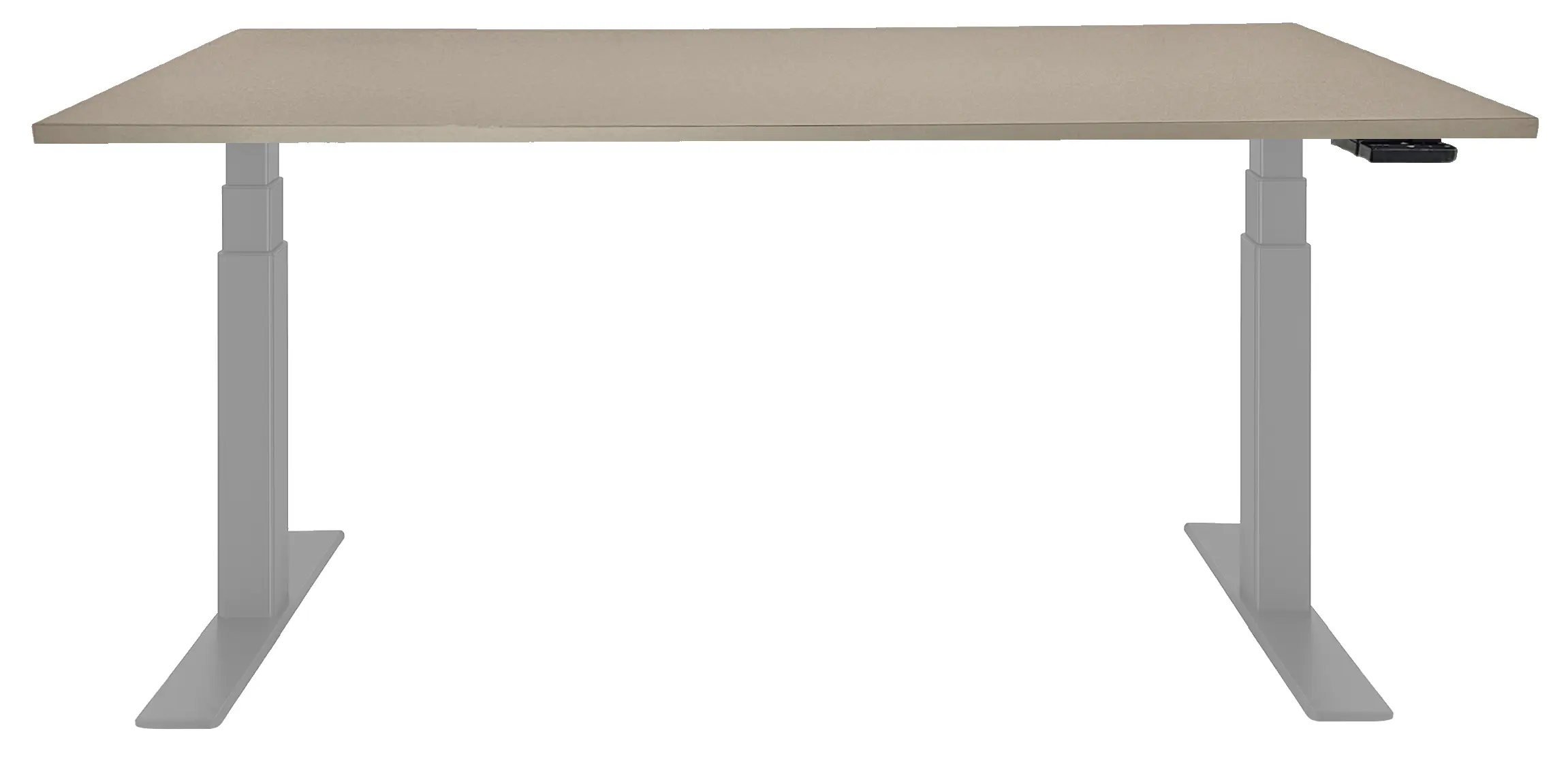 Zit-Sta Bureau Elektrisch 'Deluxe' NPR-1813 200x80cm Aluminium - Cuando