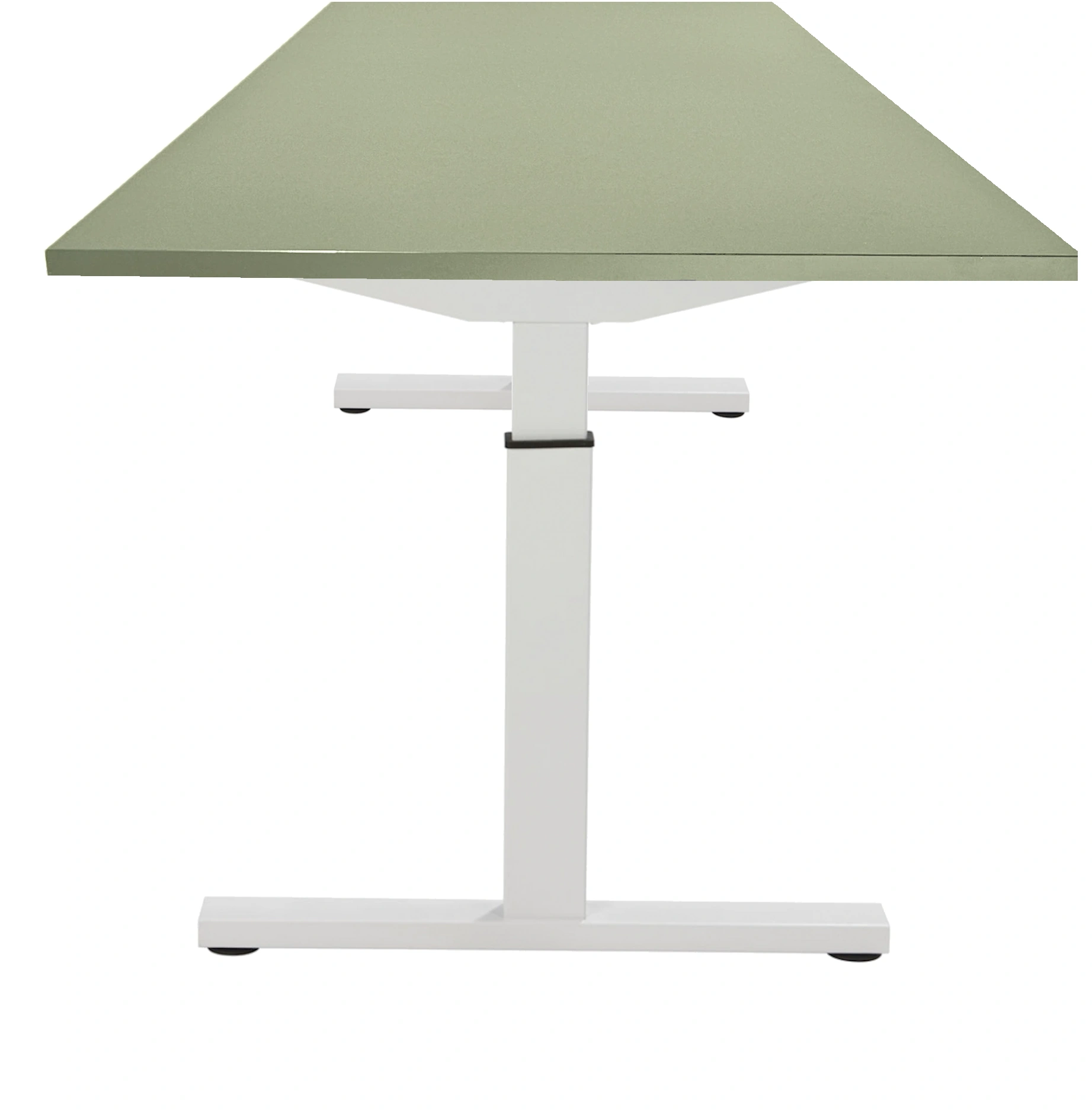Vamo T-poot Kantinetafel recht 180x80cm Wit Pine
