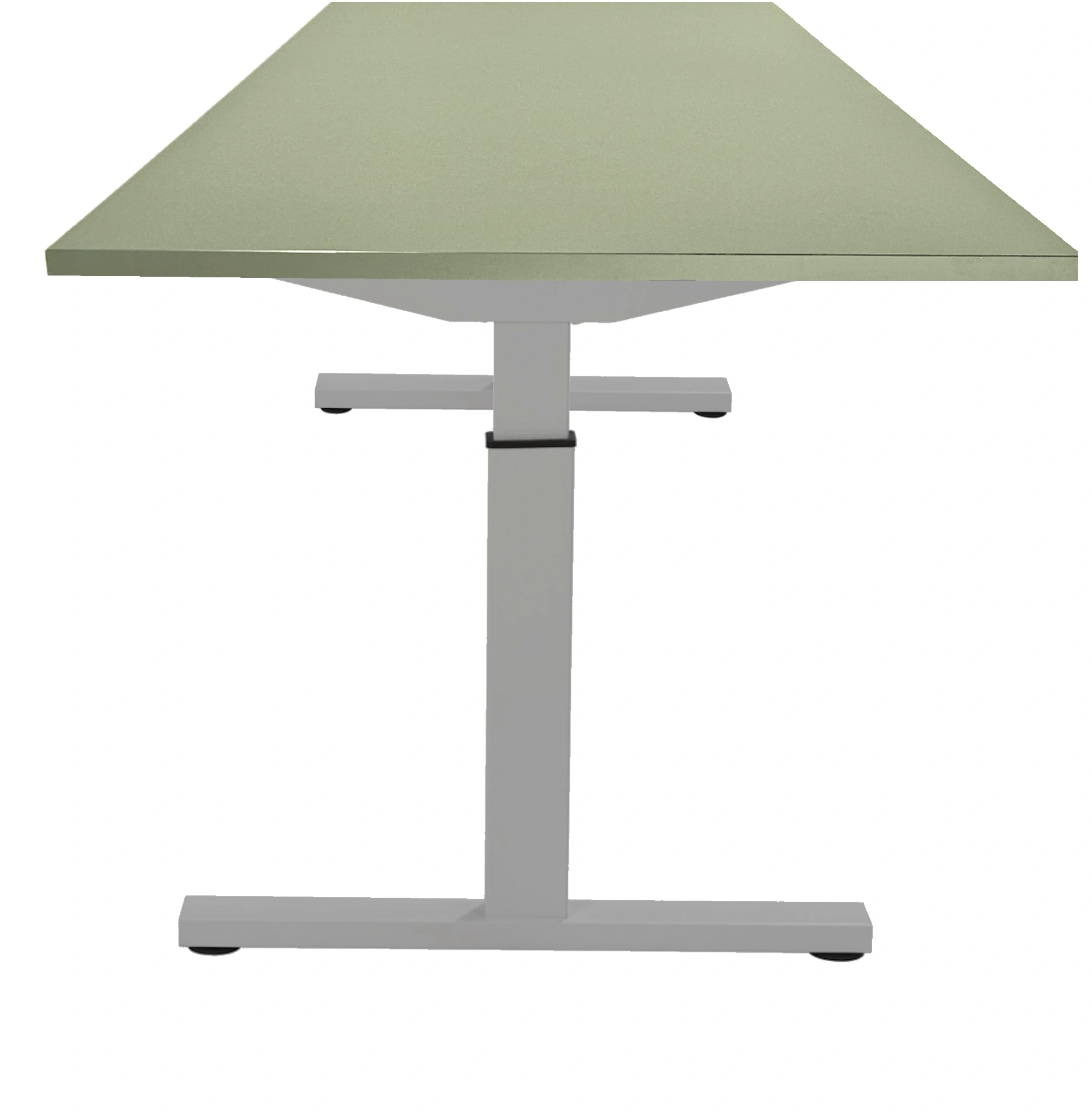 Vamo T-poot Vergadertafel recht 180x80cm Aluminium Pine