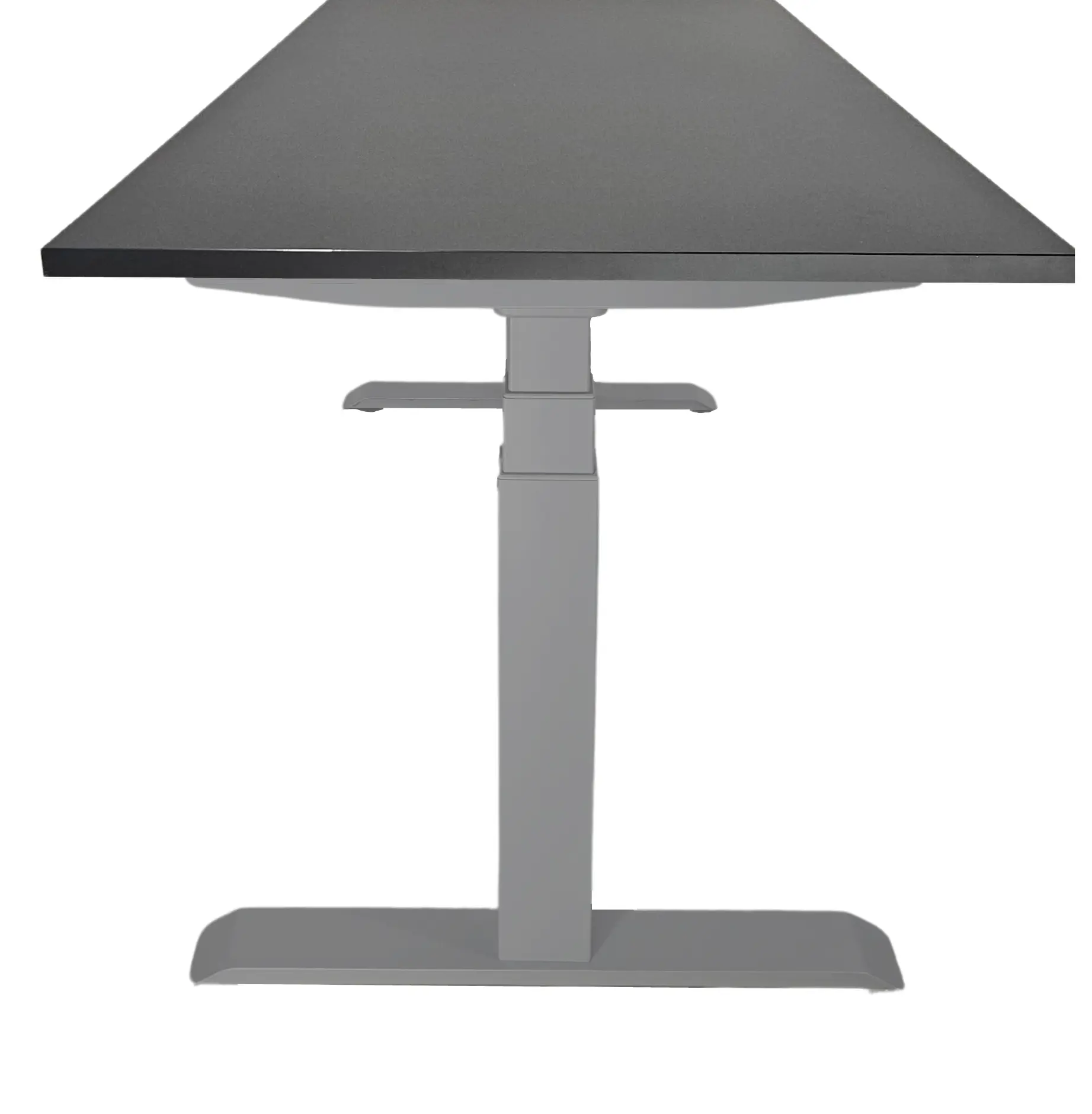 Zit-Sta Bureau Elektrisch 'Professional' EN-527 200x80cm Aluminium - Zwart