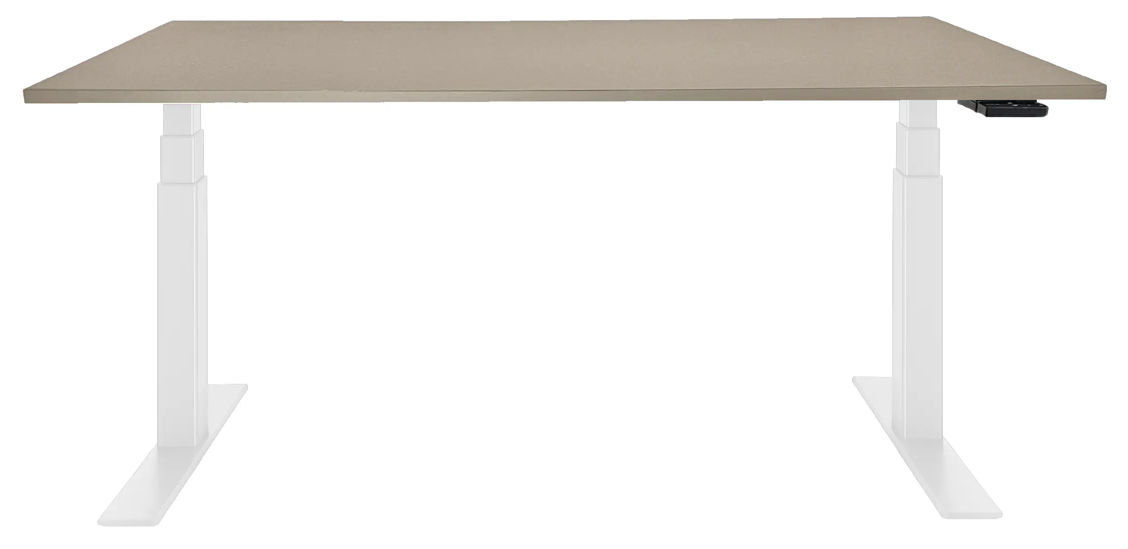 Zit-Sta Bureau Elektrisch 'Deluxe' NPR-1813 160x80cm Wit - Cuando