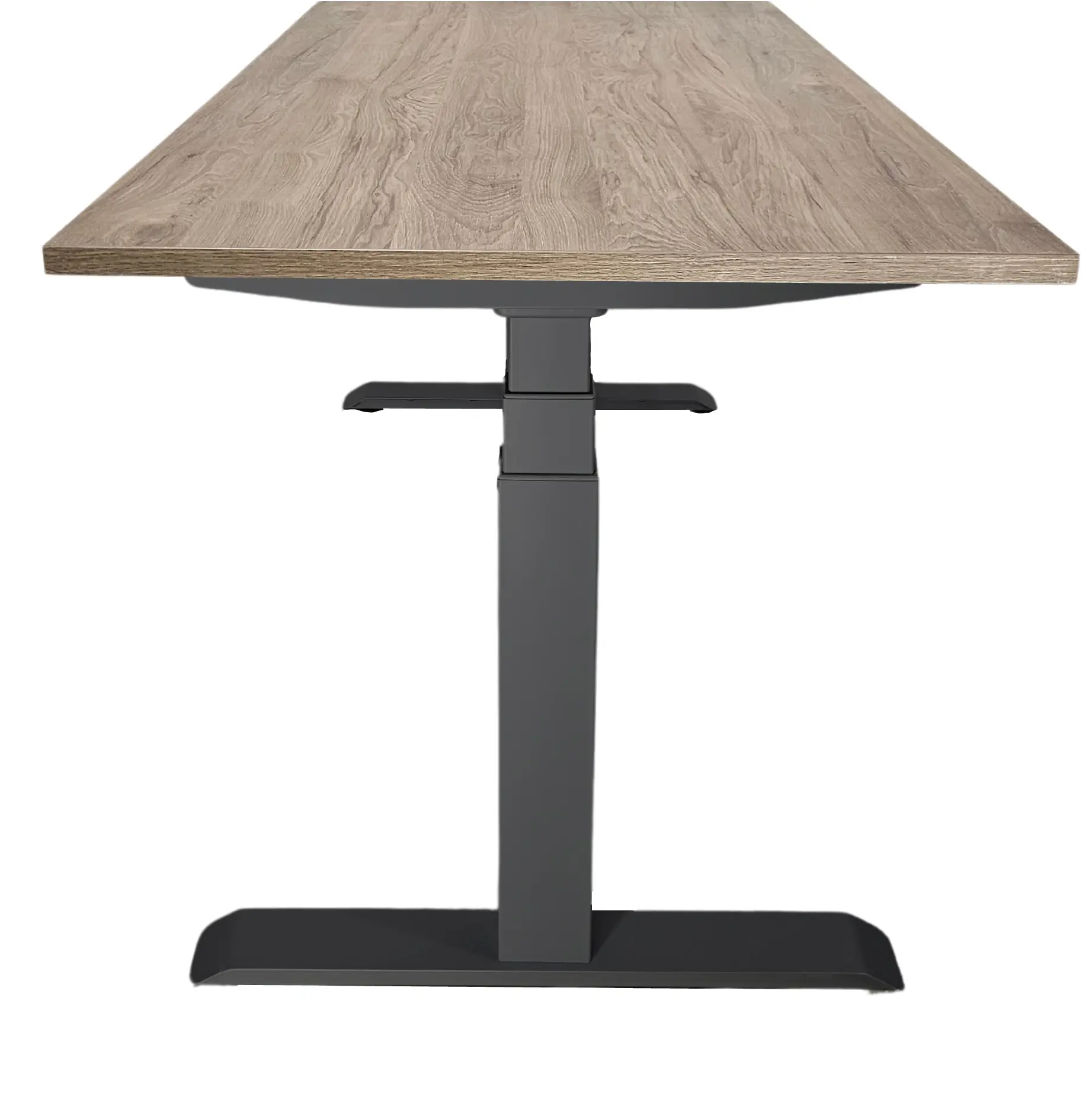 Zit-Sta Bureau Elektrisch 'Professional' EN-527 200x80cm Zwart - Hickory Noten