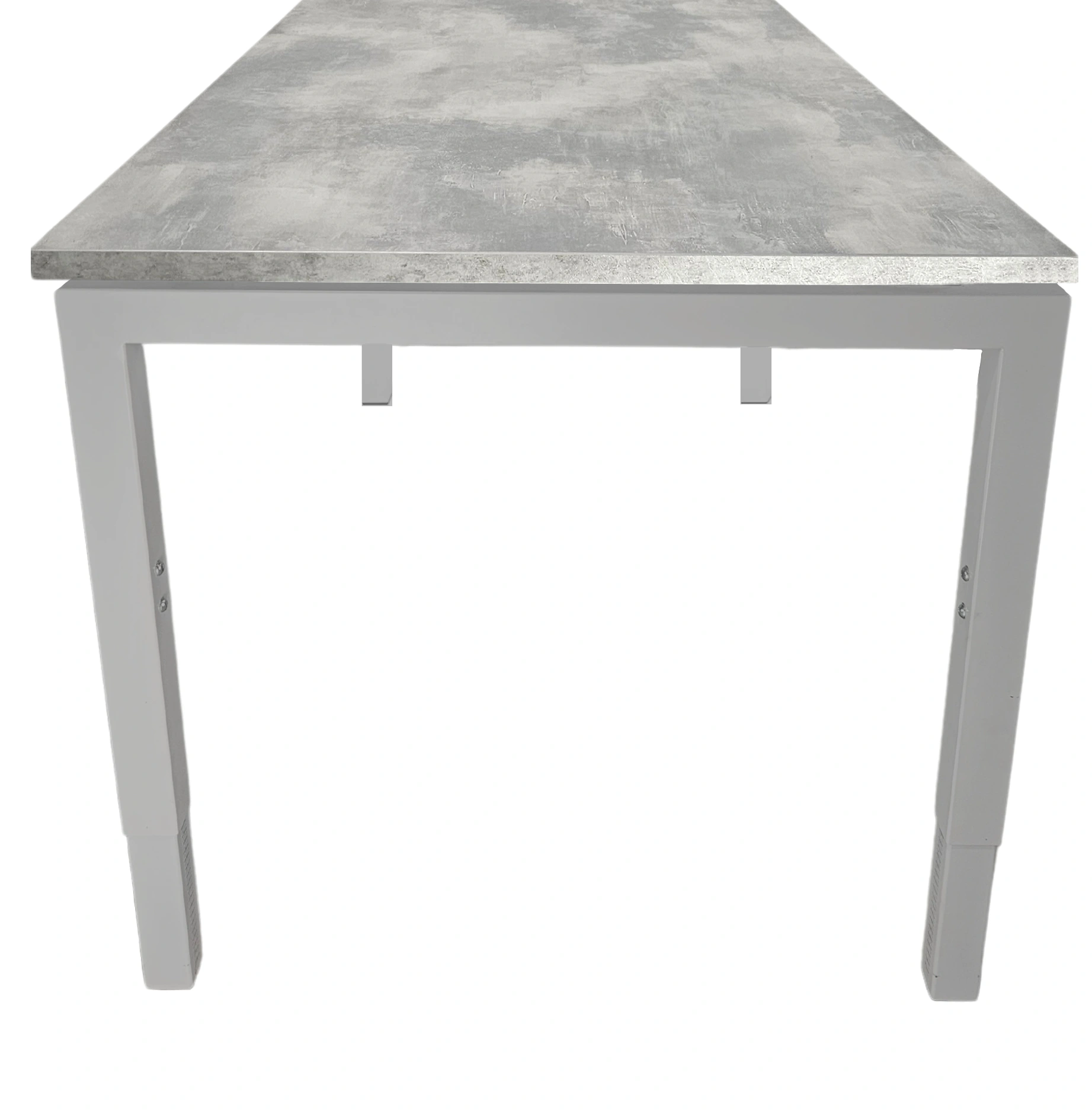 Verstelbaar Bureau Vida 4-poots 120x80cm Aluminium Oxyd