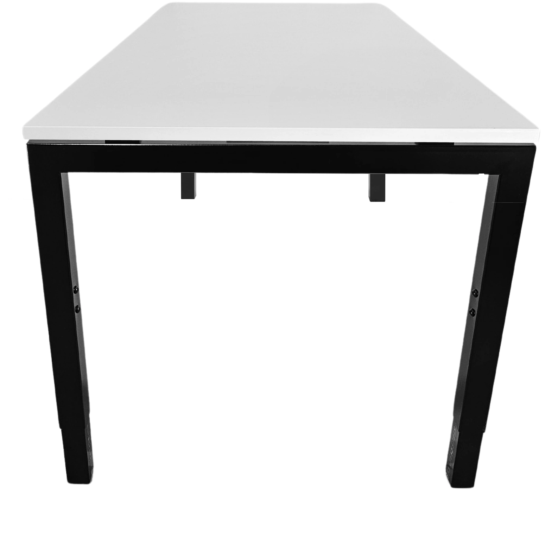 Verstelbaar Bureau Vida 4-poots 120x80cm Zwart Wit