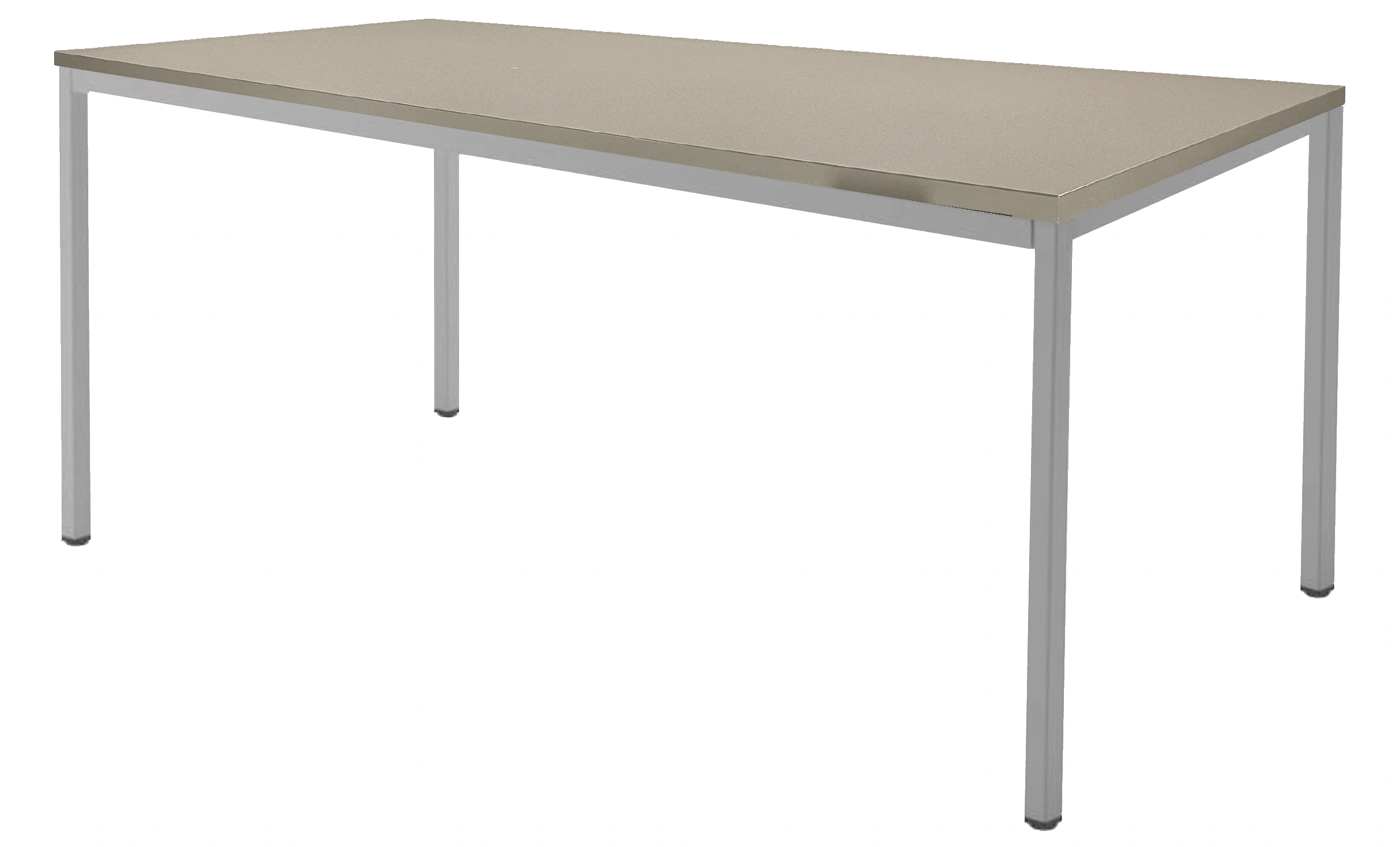 Budget 4-poots Kantinetafel recht 160x80cm Aluminium Cuando