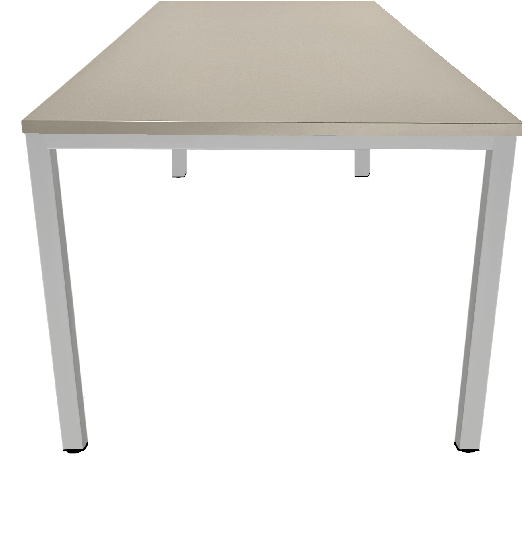 Budget 4-poots Kantinetafel recht 160x80cm Aluminium Cuando