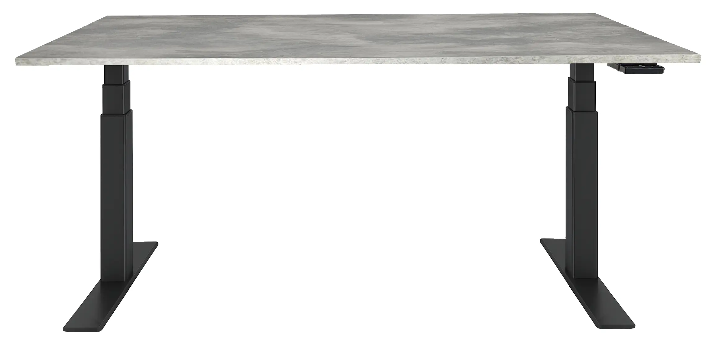 Zit-Sta Bureau Elektrisch 'Deluxe' NPR-1813 180x80cm Zwart - Oxyd