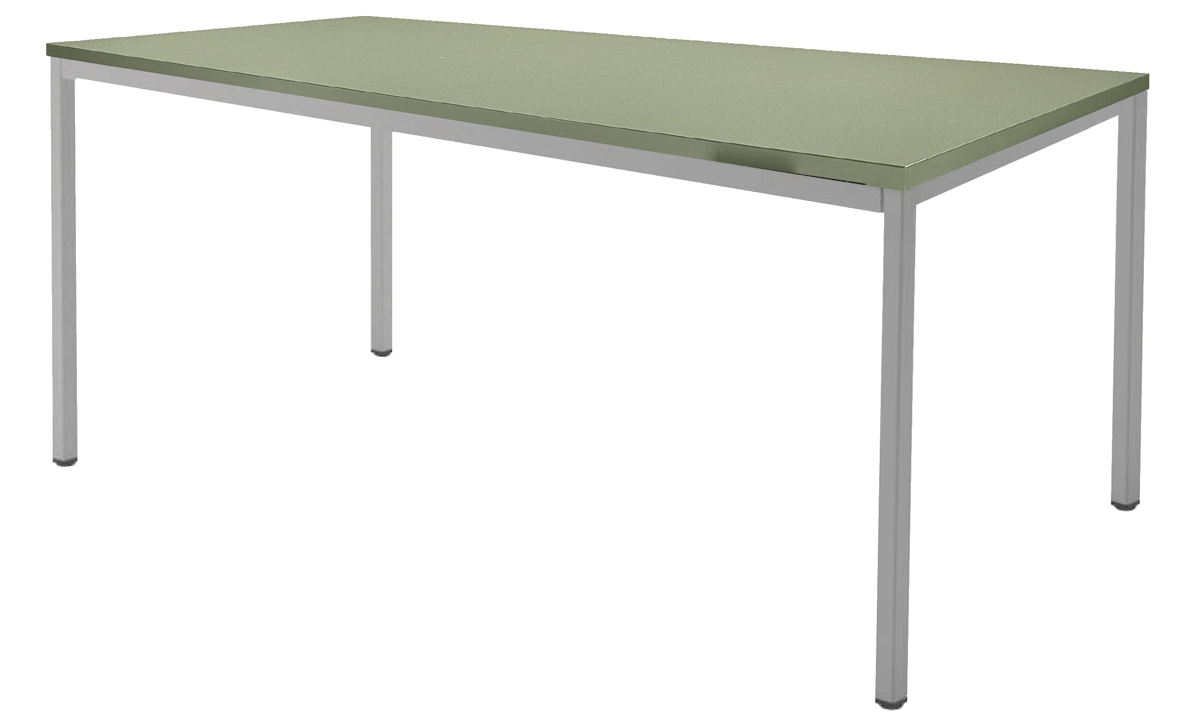 Budget 4-poots Kantinetafel recht 140x80cm Aluminium Pine