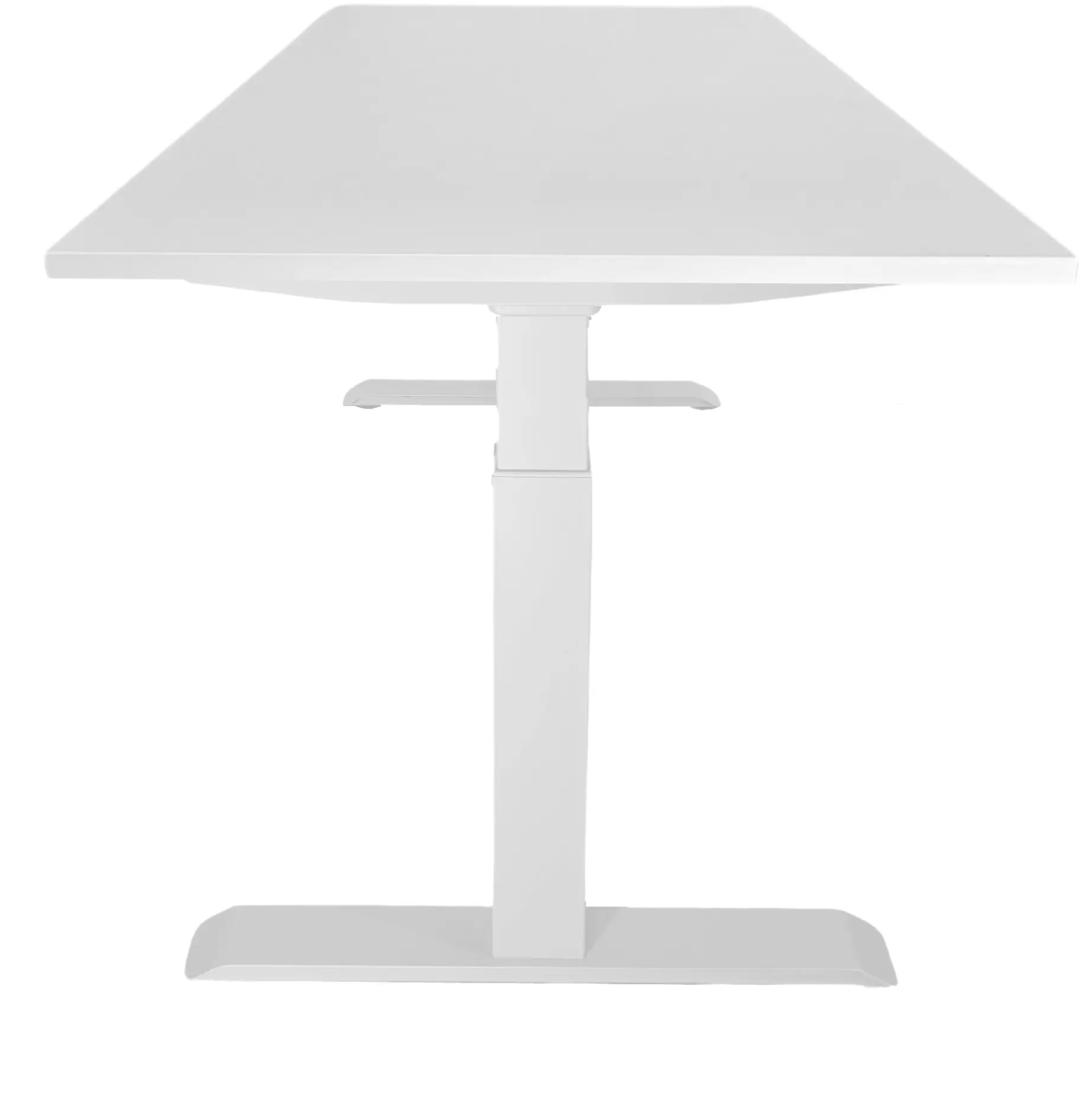 Zit-Sta Bureau Slinger Verstelbaar 120x80cm Wit - Wit