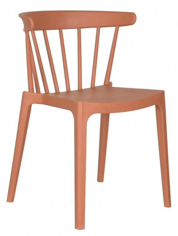 Kunststof Kantinestoel 'Onno' Koper