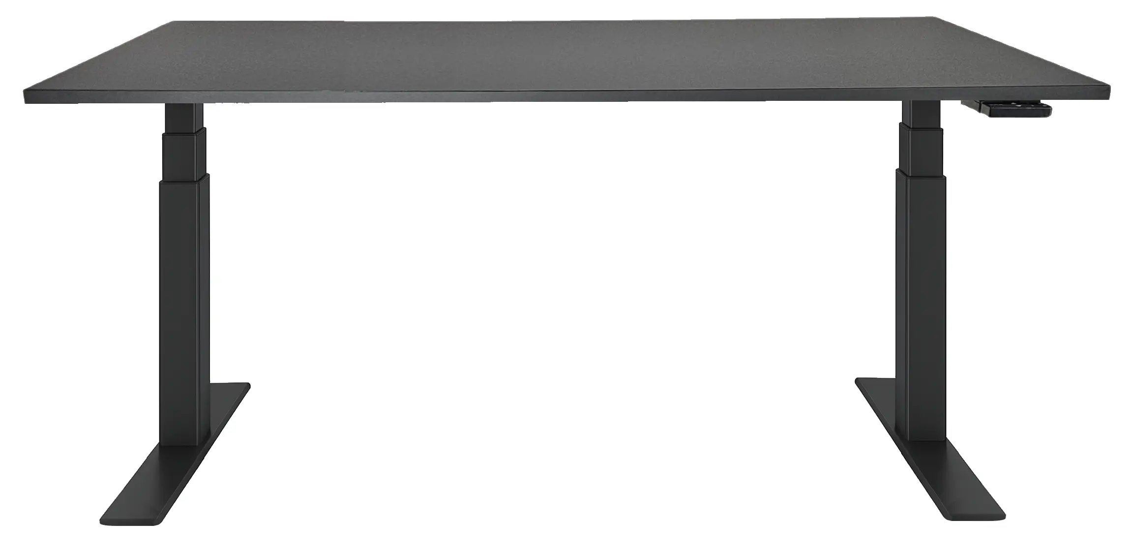 Zit-Sta Bureau Elektrisch 'Deluxe' NPR-1813 180x80cm Zwart - Zwart