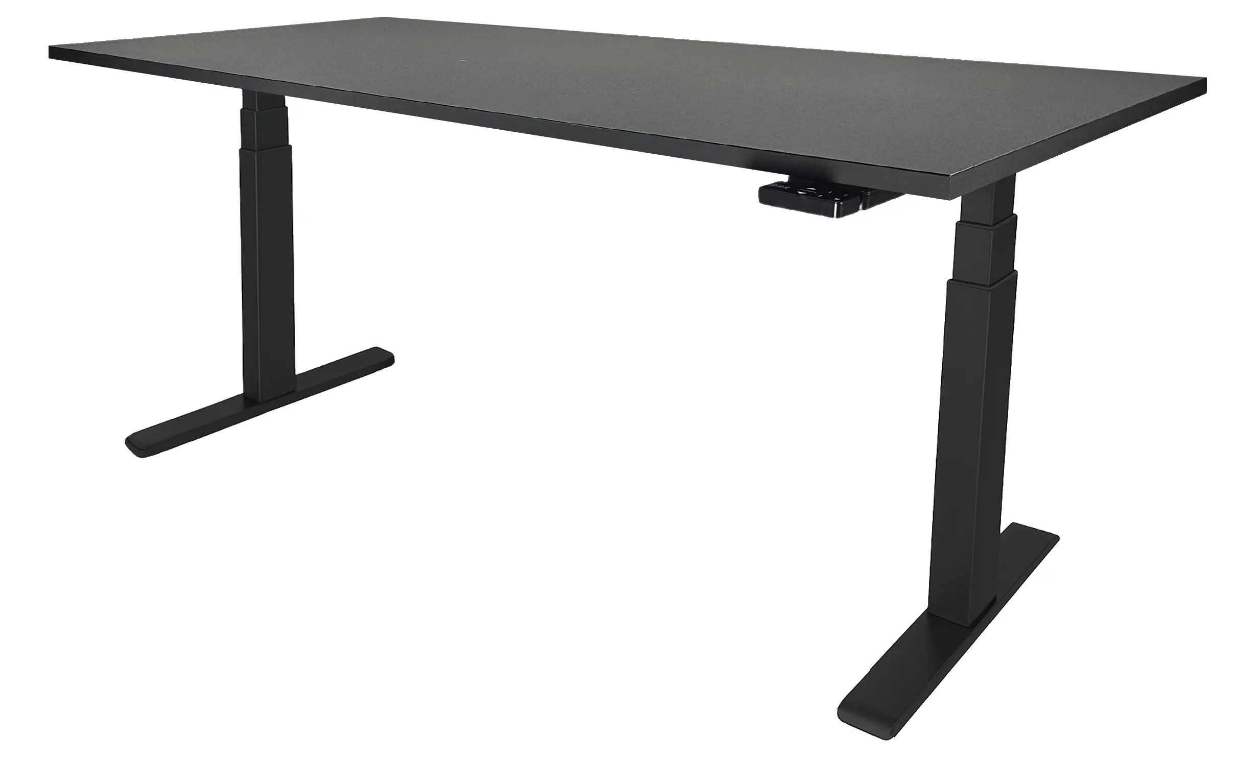 Zit-Sta Bureau Elektrisch 'Deluxe' NPR-1813 180x80cm Zwart - Zwart