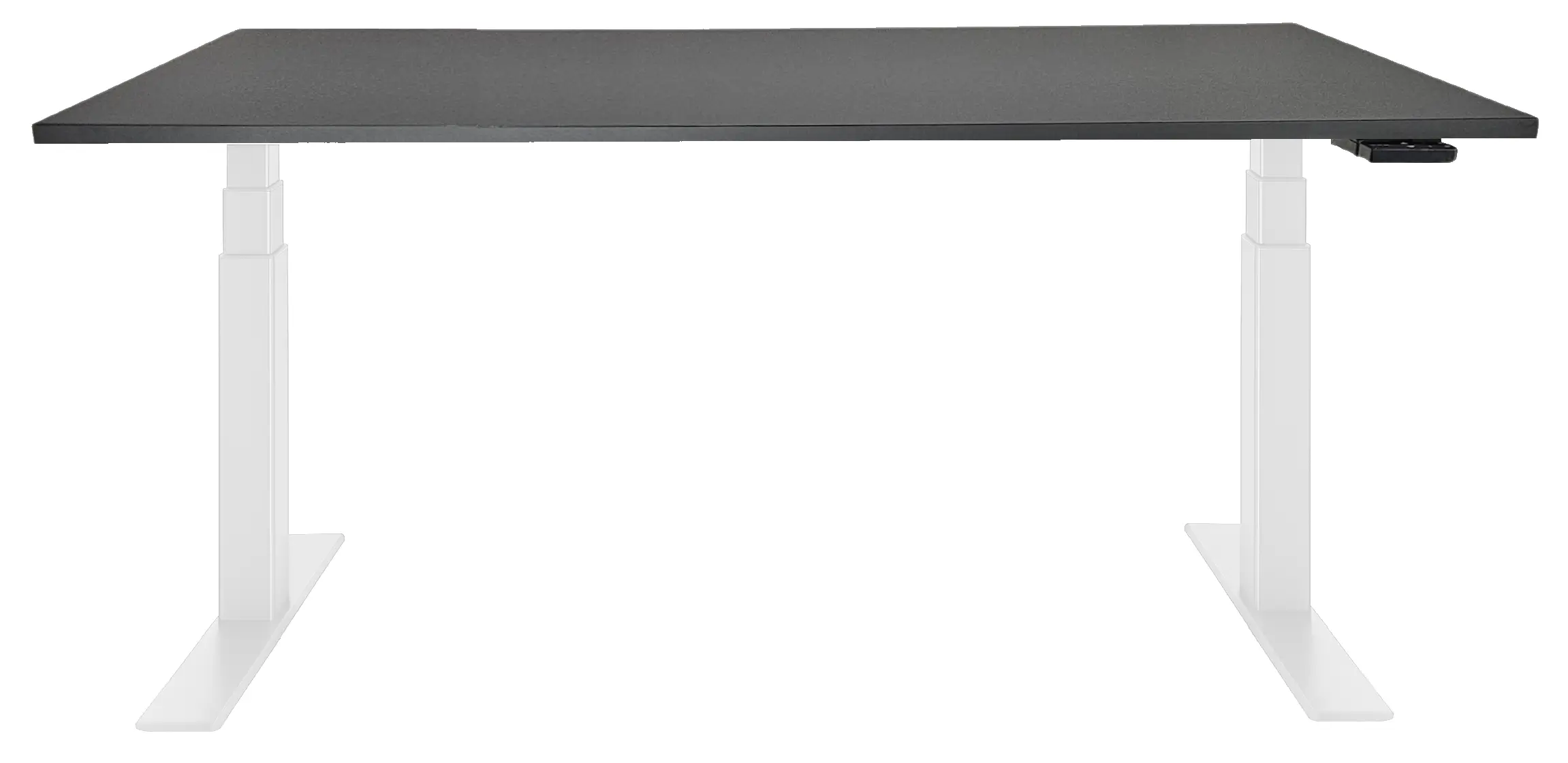 Zit-Sta Bureau Elektrisch 'Deluxe' NPR-1813 140x80cm Wit - Zwart