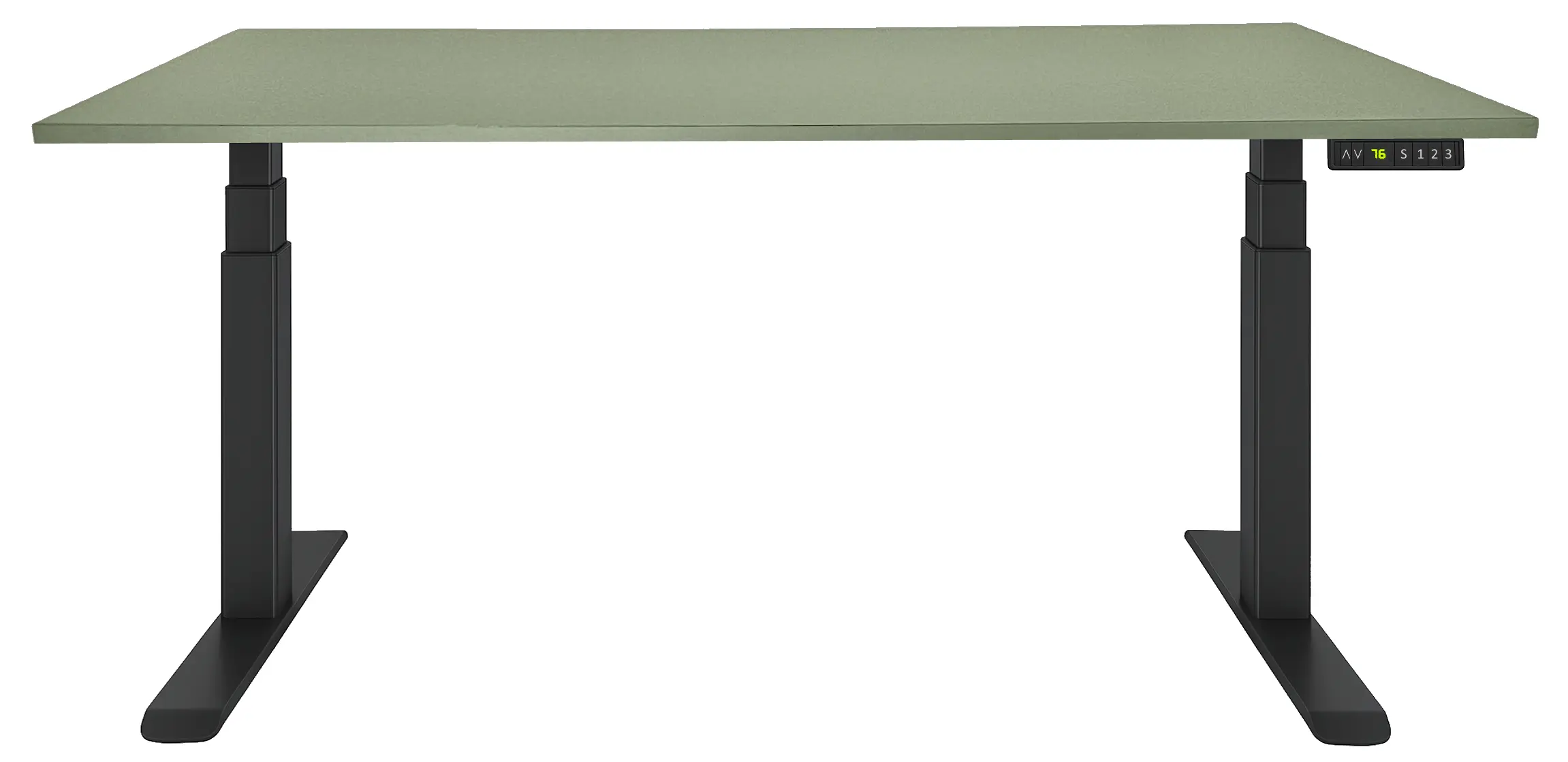 Zit-Sta Bureau Elektrisch 'Professional' EN-527 120x80cm Zwart - Pine