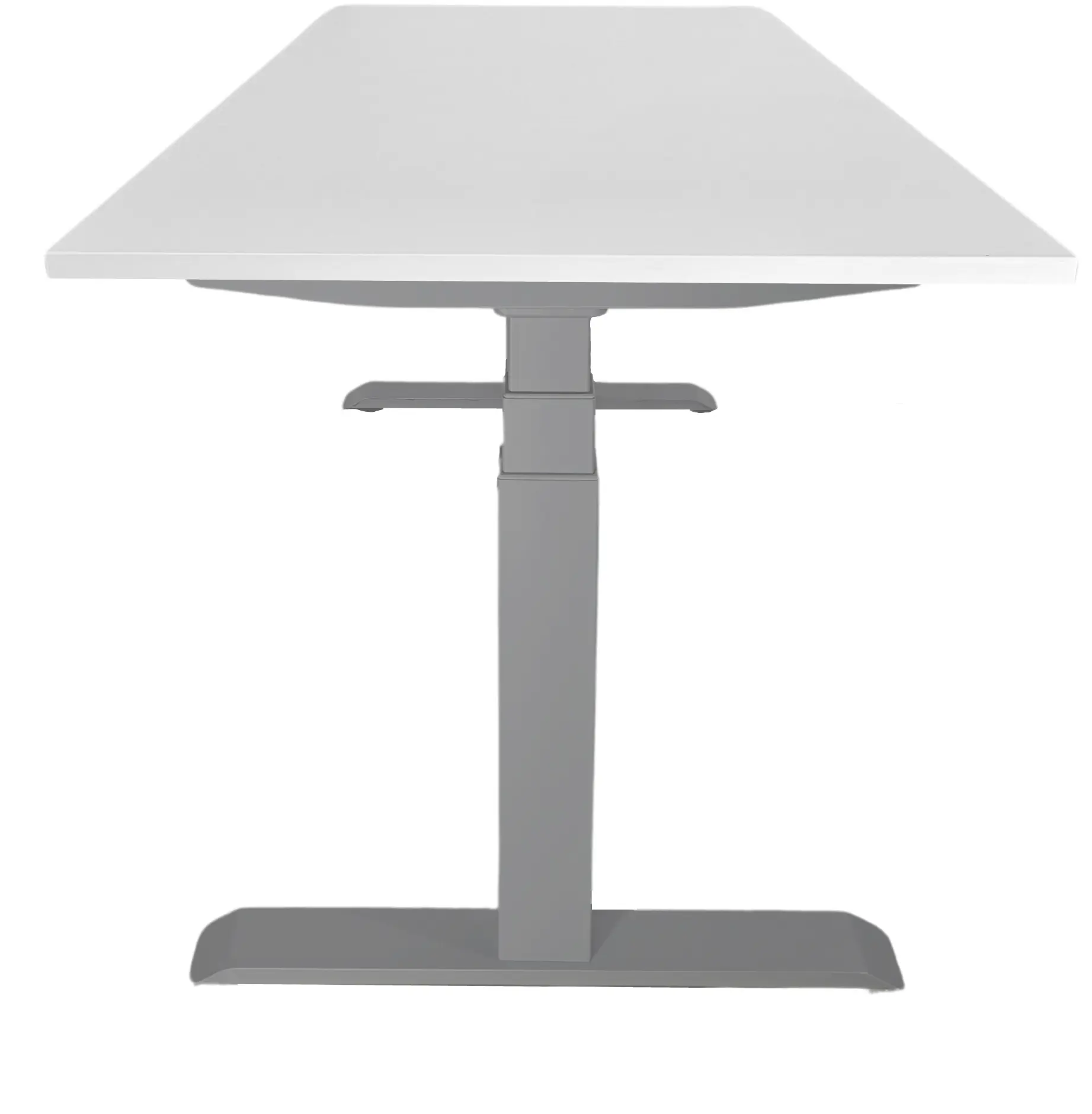 Zit-Sta Bureau Elektrisch 'Professional' EN-527 120x80cm Aluminium - Wit