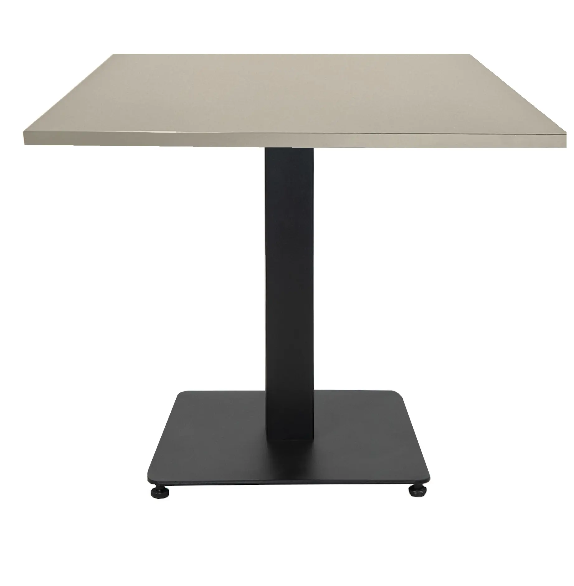 Lage Horecatafel met kolompoot 60x60cm Zwart Cuando