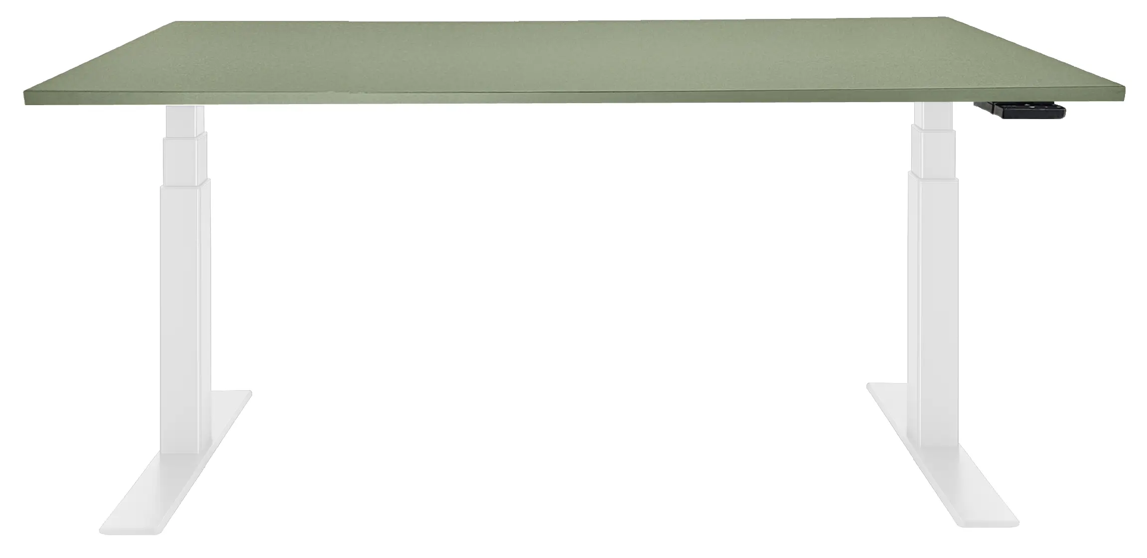 Zit-Sta Bureau Elektrisch 'Deluxe' NPR-1813 200x80cm Wit - Pine