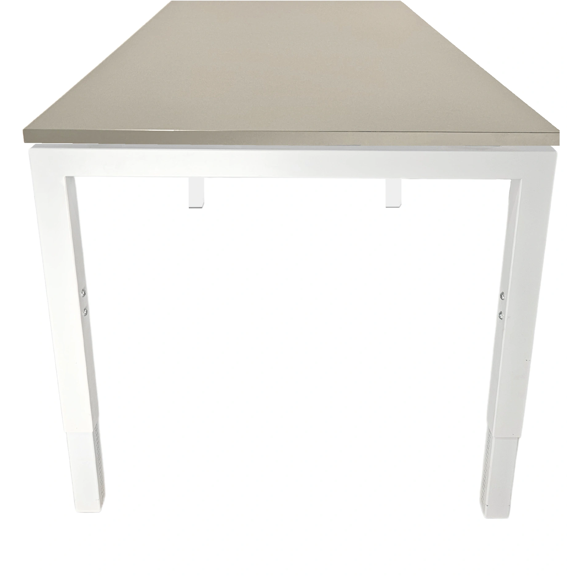 Vida 4-poots Vergadertafel recht 200x100cm Wit Cuando