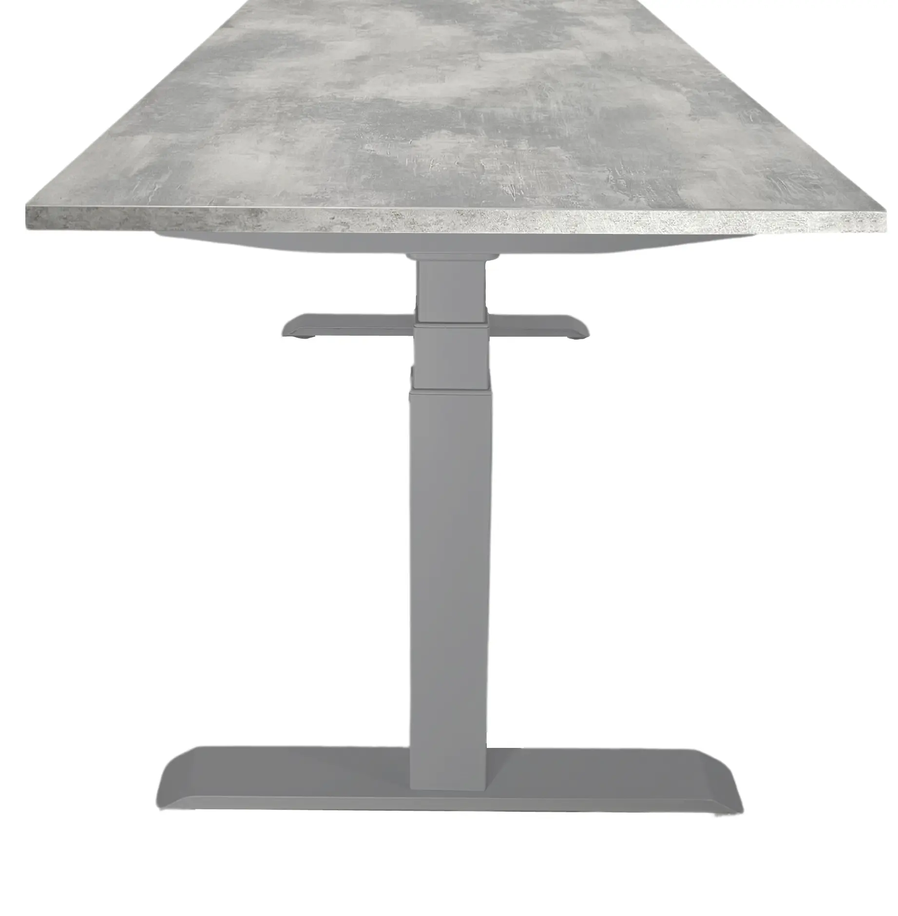 Zit-Sta Bureau Elektrisch 'Professional' EN-527 160x80cm Aluminium - Oxyd