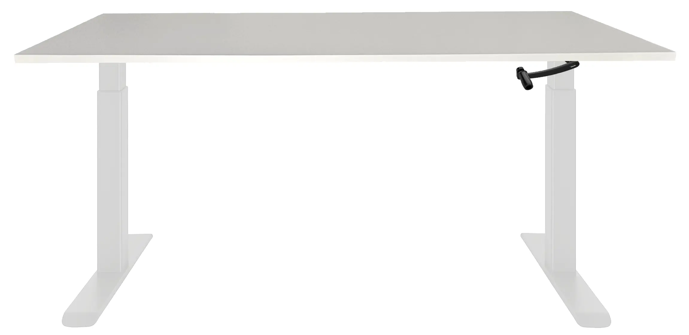 Zit-Sta Bureau Slinger Verstelbaar 120x80cm Wit - Wit