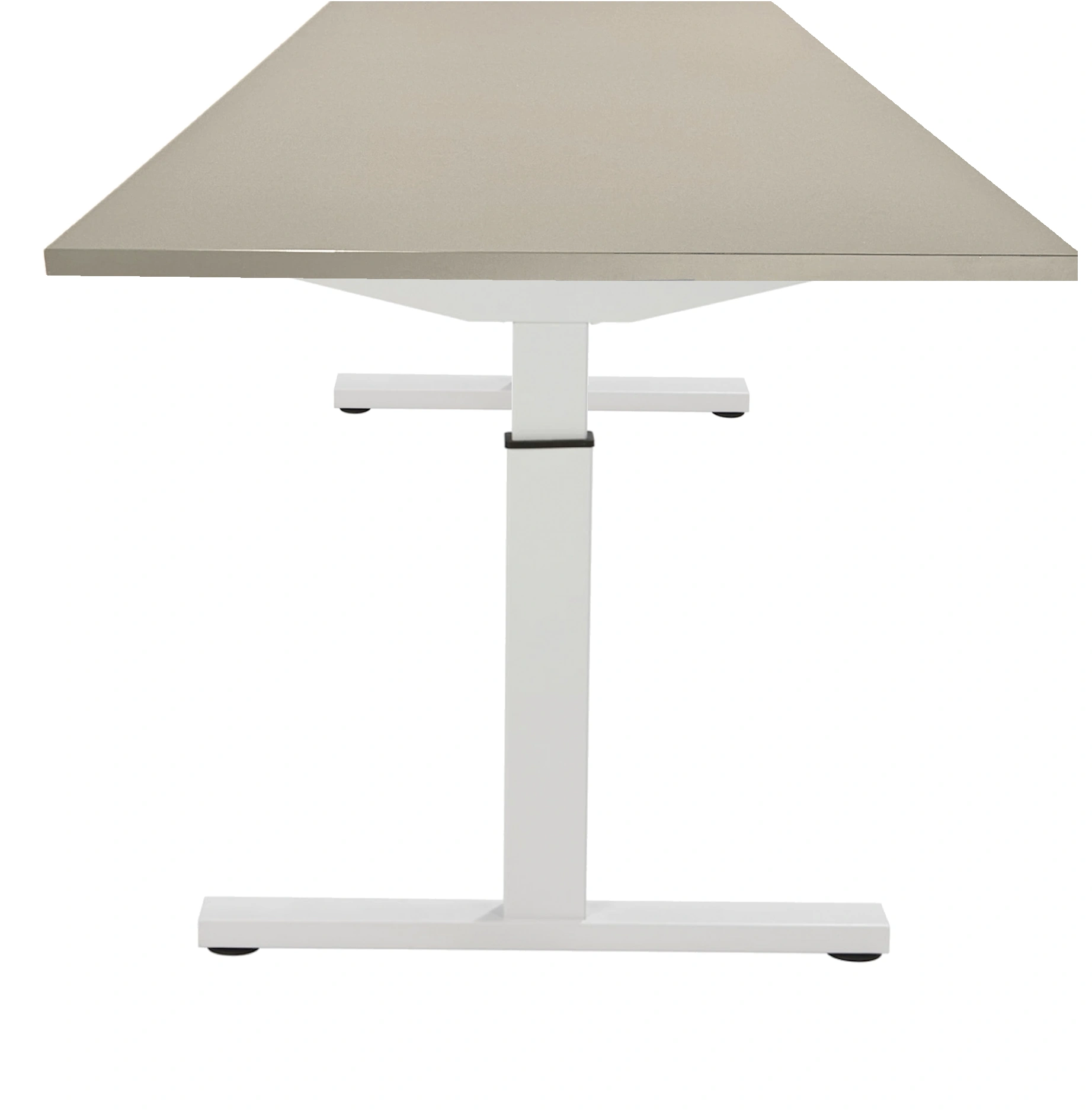 Vamo T-poot Vergadertafel recht 140x80cm Wit Cuando