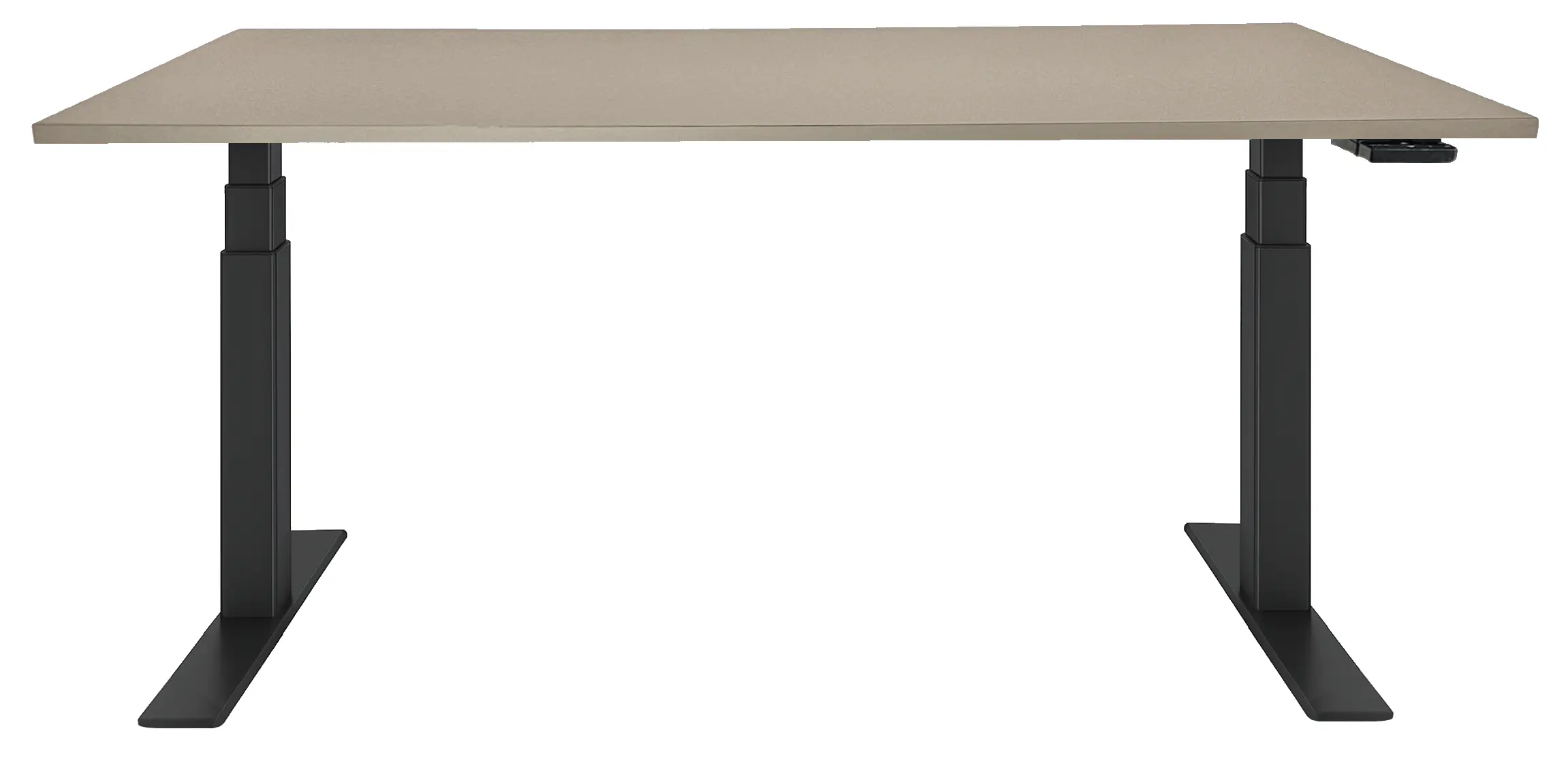 Zit-Sta Bureau Elektrisch 'Deluxe' NPR-1813 140x80cm Zwart - Cuando