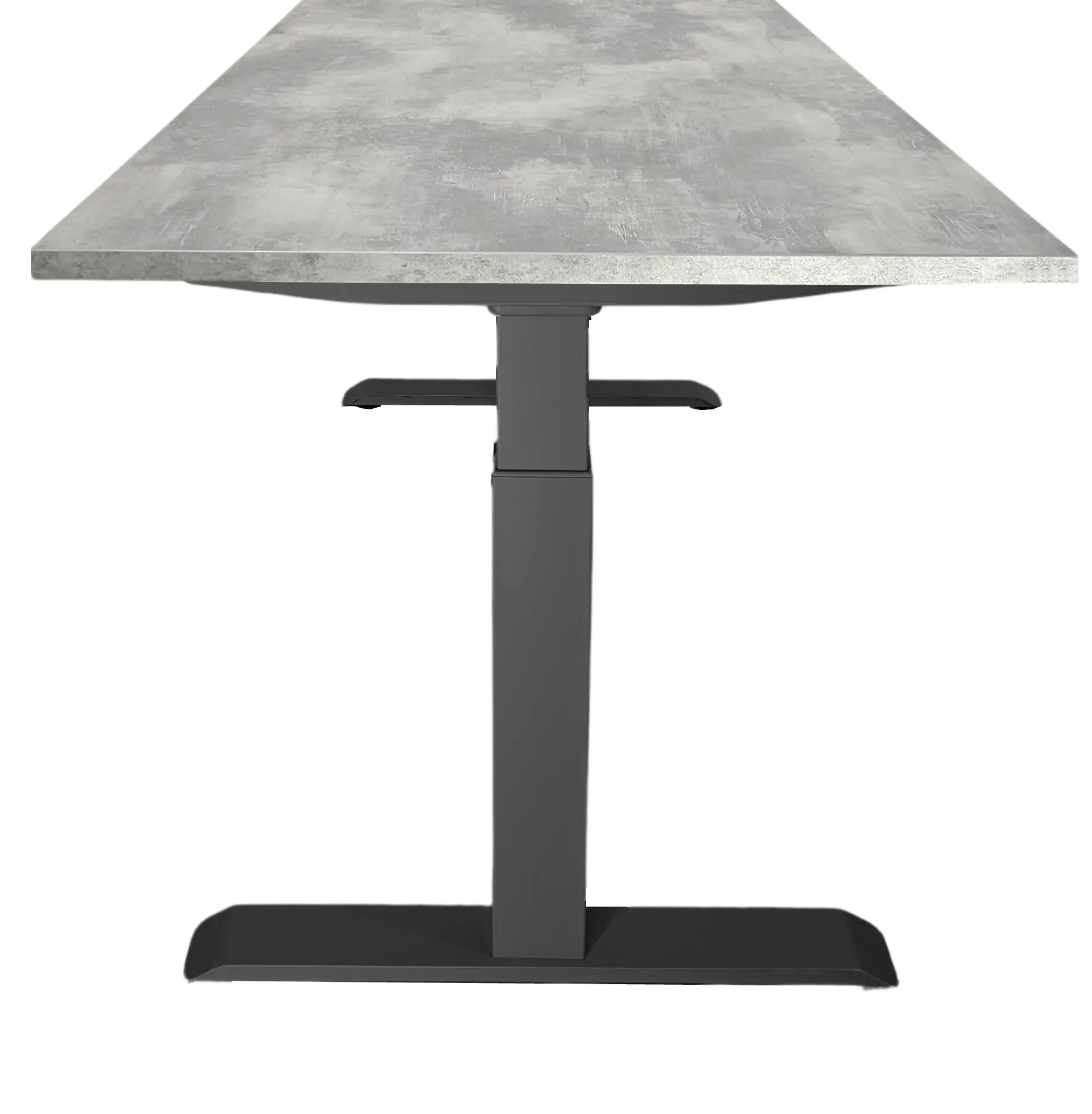 Zit-Sta Bureau Slinger Verstelbaar 160x80cm Zwart - Oxyd