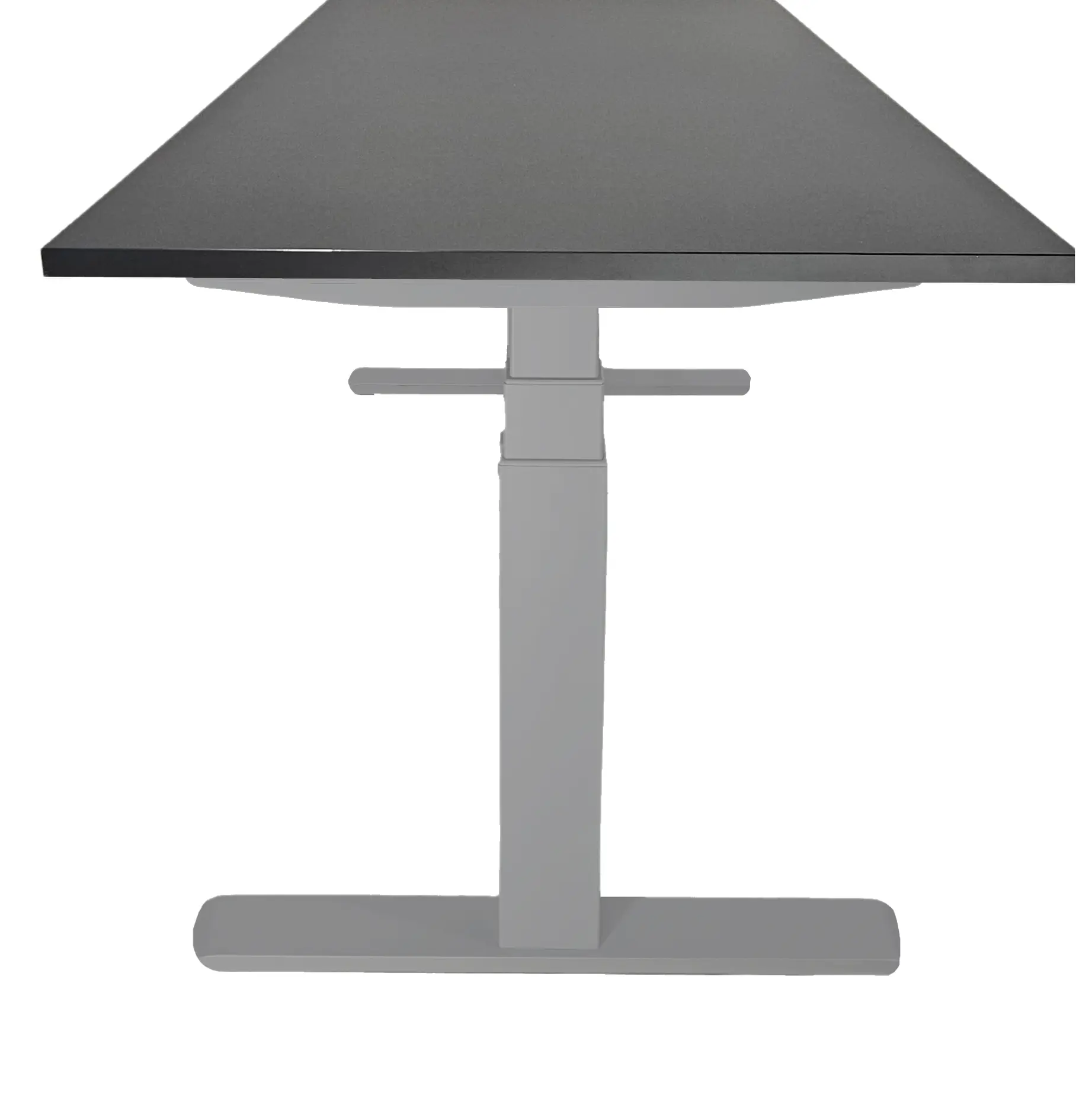 Zit-Sta Bureau Elektrisch 'Deluxe' NPR-1813 180x80cm Aluminium - Zwart