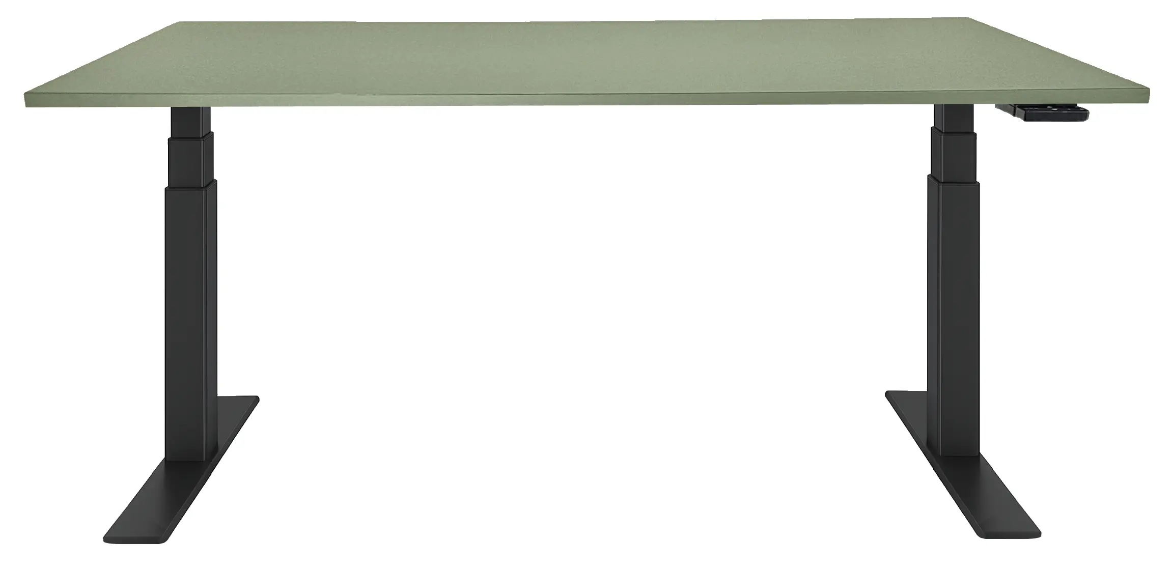 Zit-Sta Bureau Elektrisch 'Deluxe' NPR-1813 120x80cm Zwart - Pine