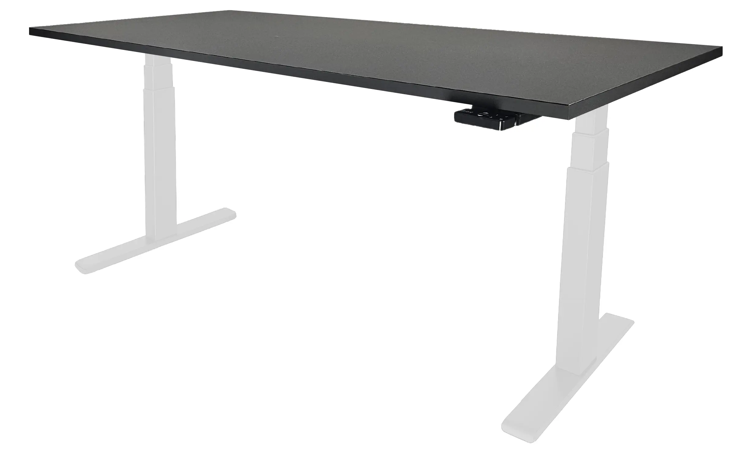 Zit-Sta Bureau Elektrisch 'Deluxe' NPR-1813 140x80cm Wit - Zwart