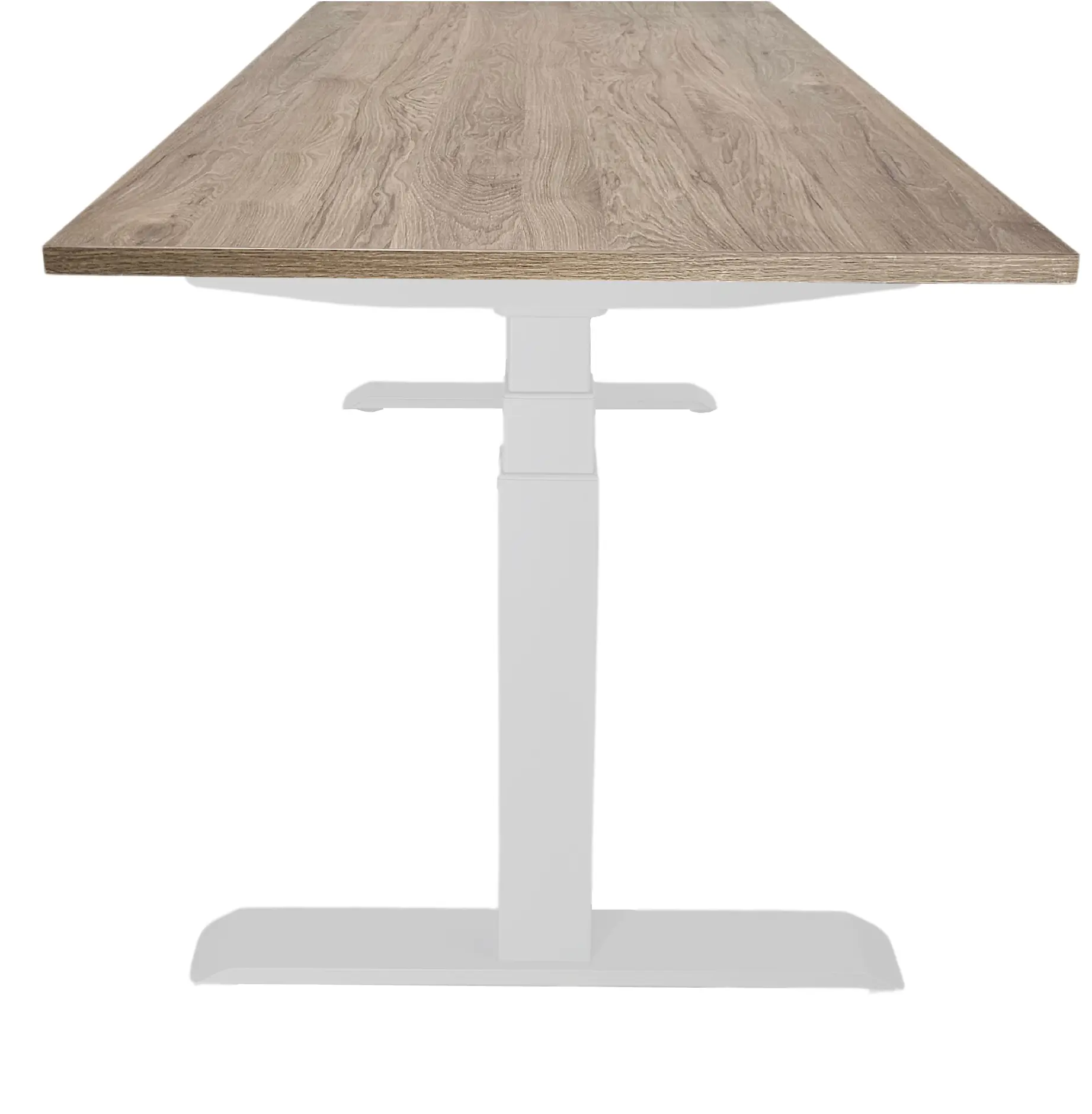 Zit-Sta Bureau Elektrisch 'Professional' EN-527 140x80cm Wit - Hickory Noten