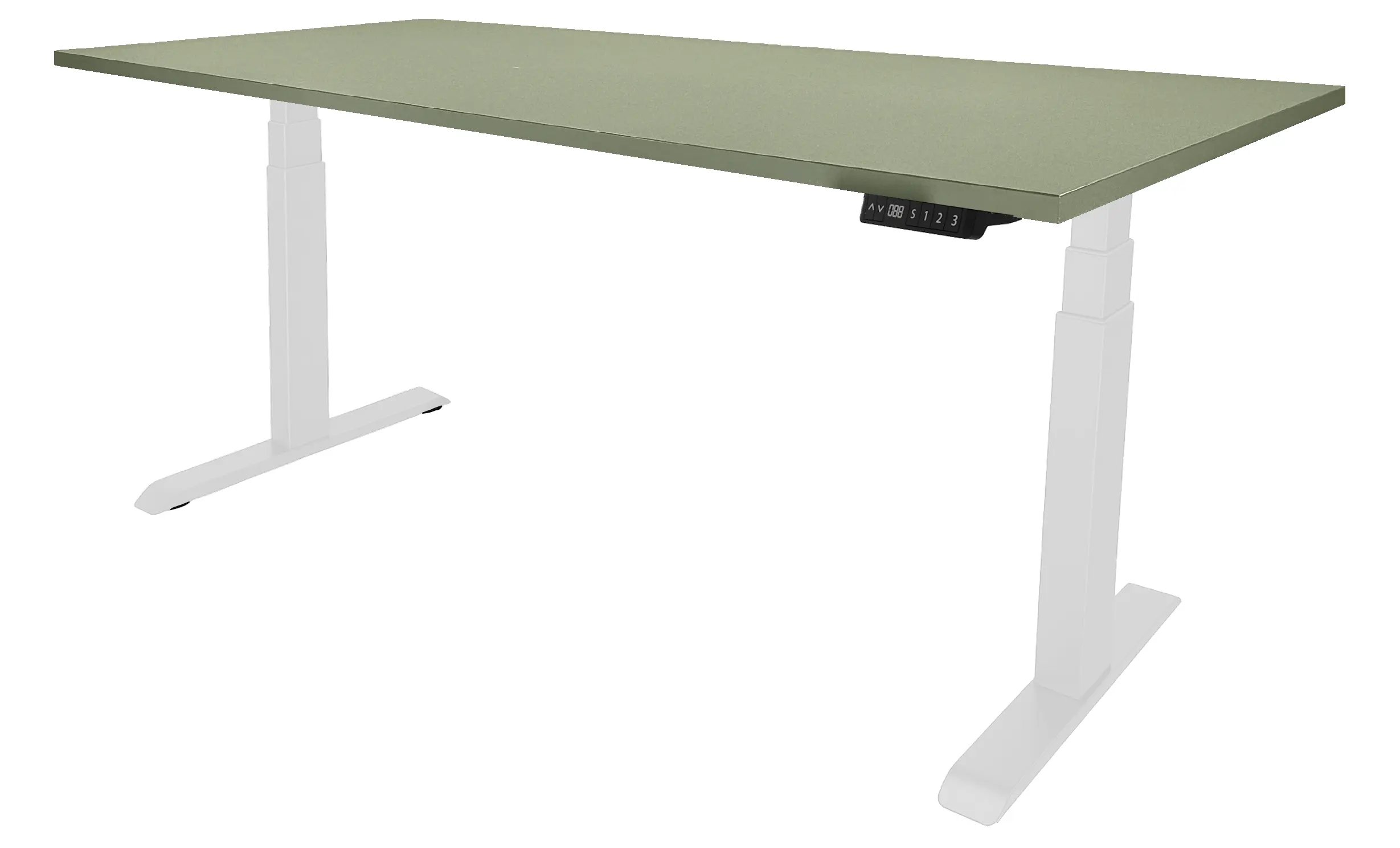 Zit-Sta Bureau Elektrisch 'Professional' EN-527 180x80cm Wit - Pine