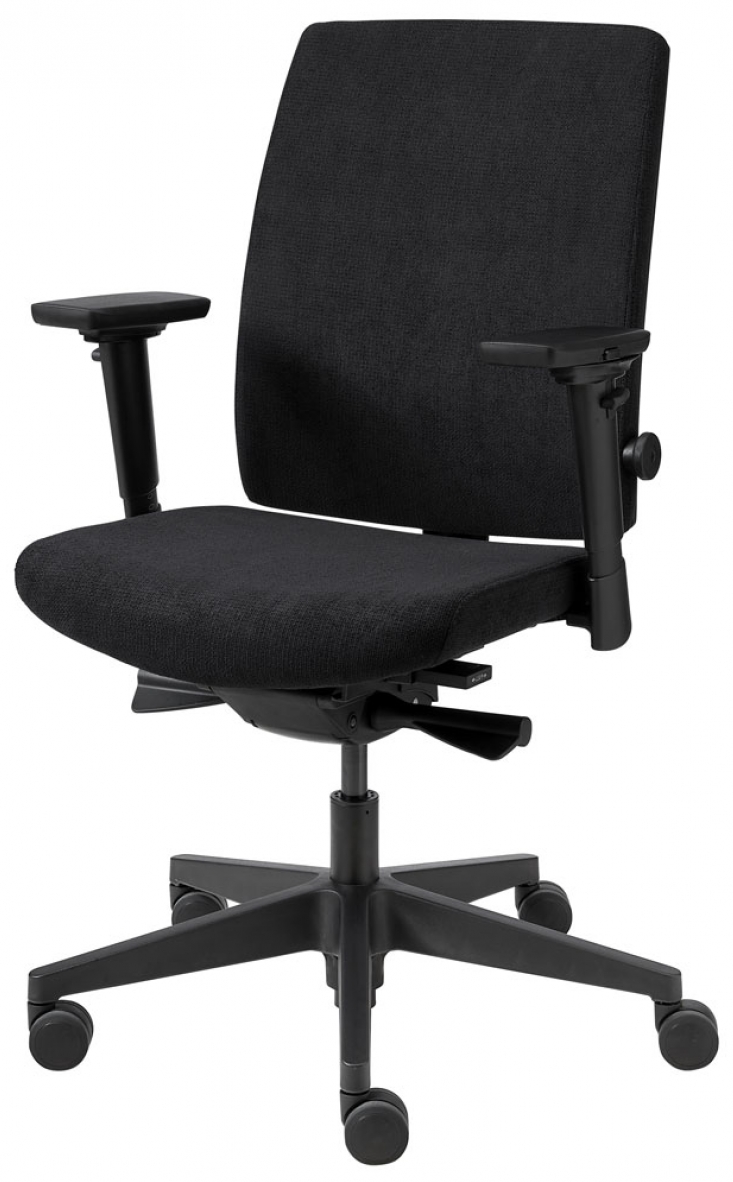 Ergonomische bureaustoel 'Como' Zwart