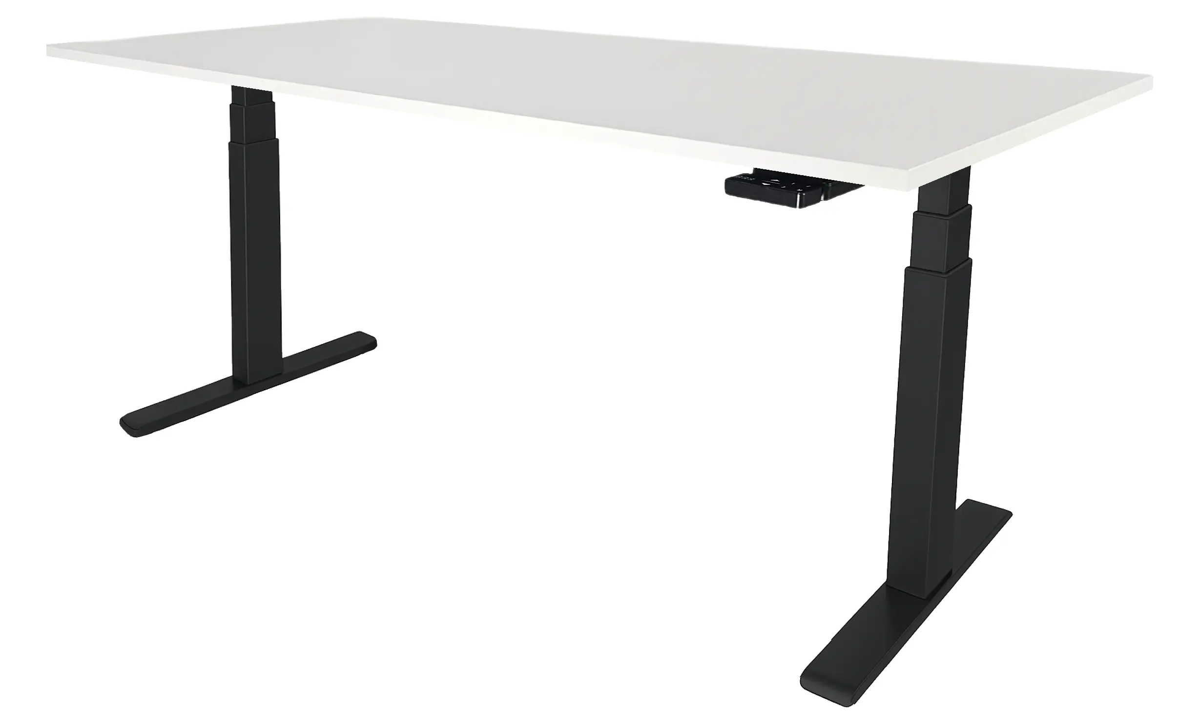 Zit-Sta Bureau Elektrisch 'Deluxe' NPR-1813 140x80cm Zwart - Wit