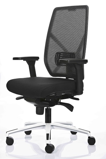 NPR Ergonomische bureaustoel 'Monaco' Wit