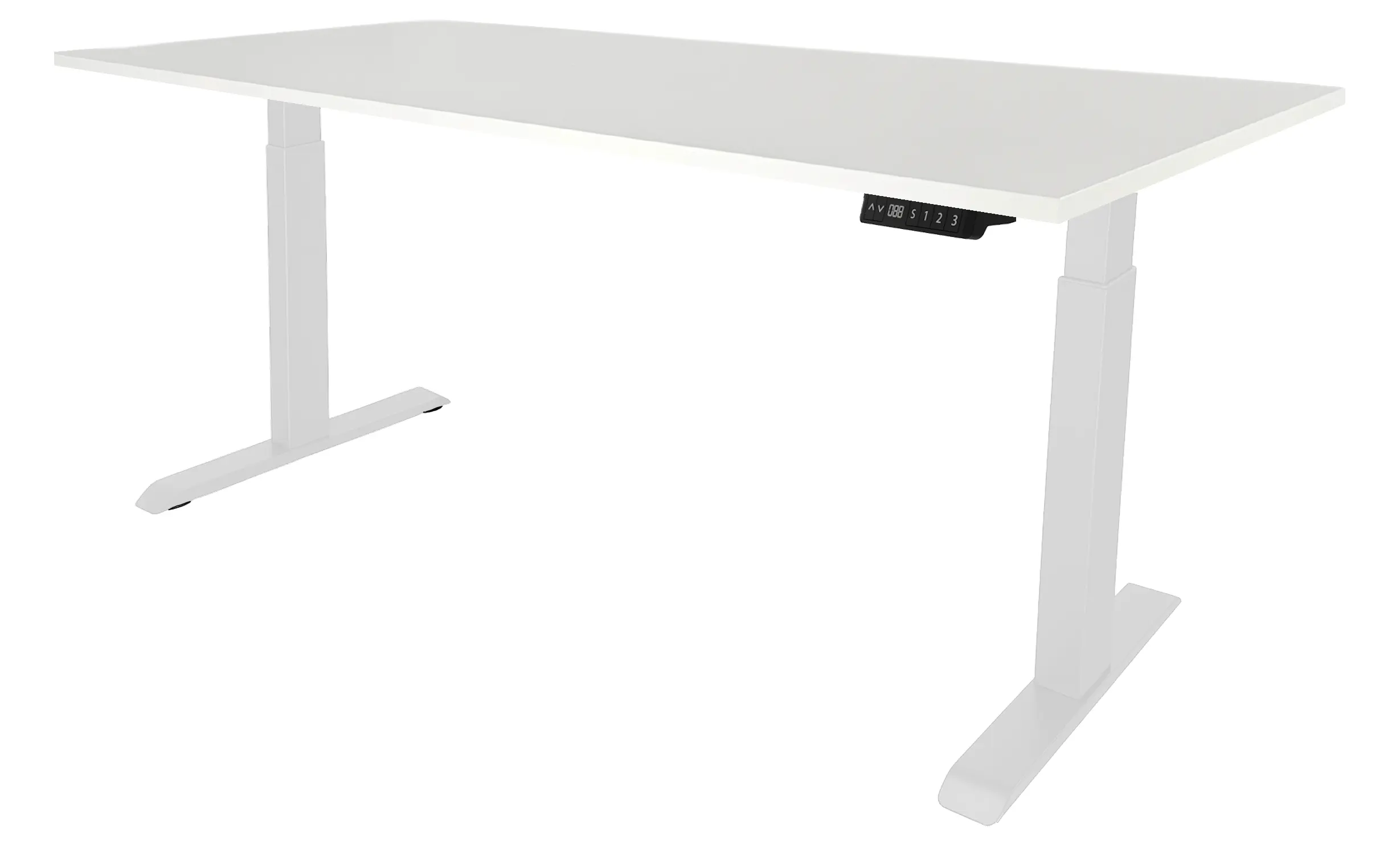 Zit-Sta Bureau Elektrisch 'Basic' 180x80cm Wit - Wit Zit-Sta Bureau Elektrisch 'Basic' 180x80cm Wit - Wit