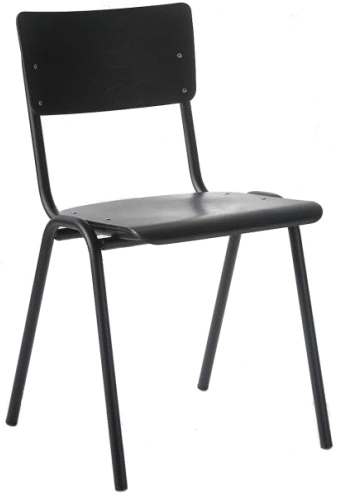 Houten Kantinestoel 'Vera'   Houten Kantinestoel 'Vera'