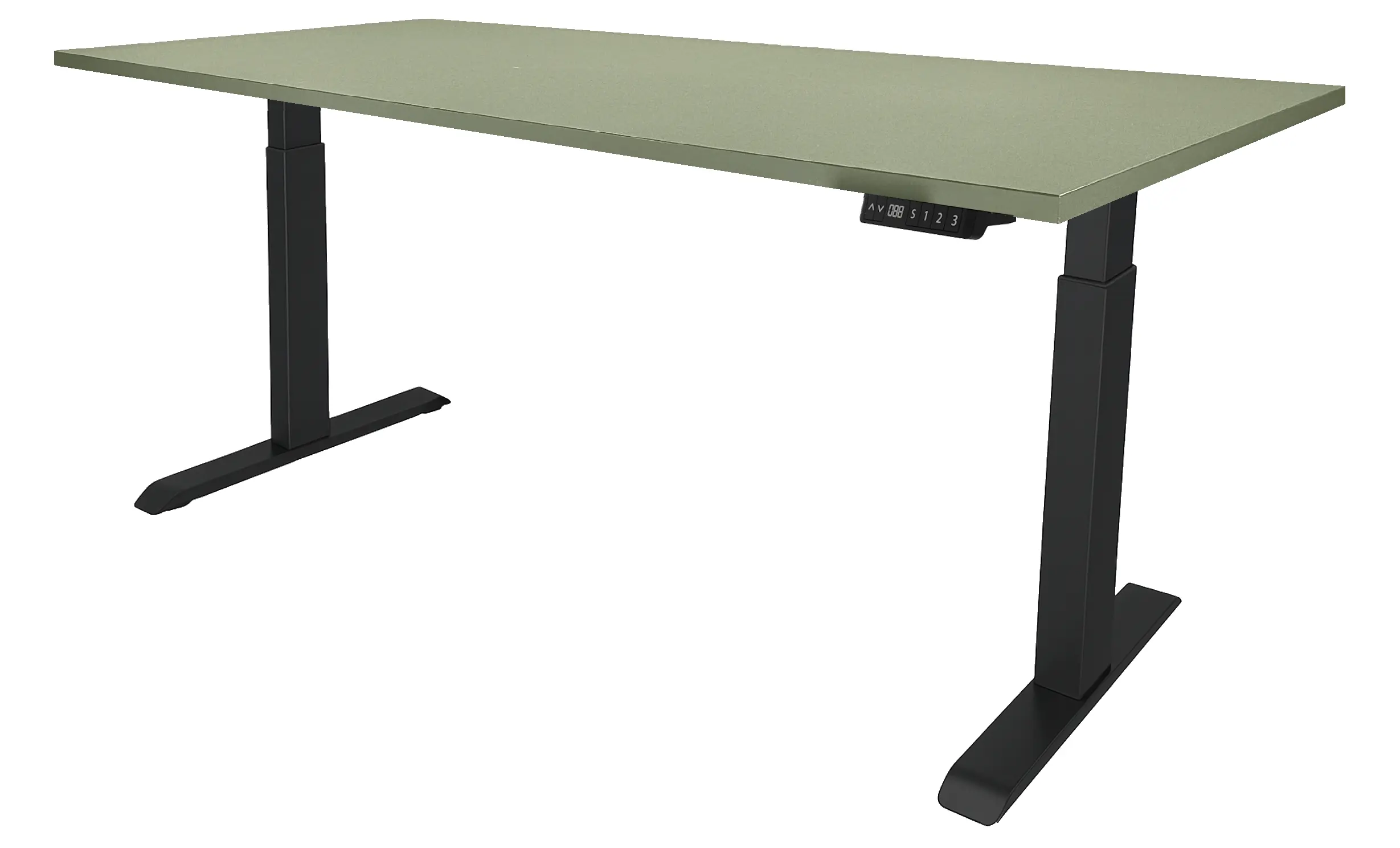 Zit-Sta Bureau Elektrisch 'Basic' 180x80cm Zwart - Pine Zit-Sta Bureau Elektrisch 'Basic' 180x80cm Zwart - Pine